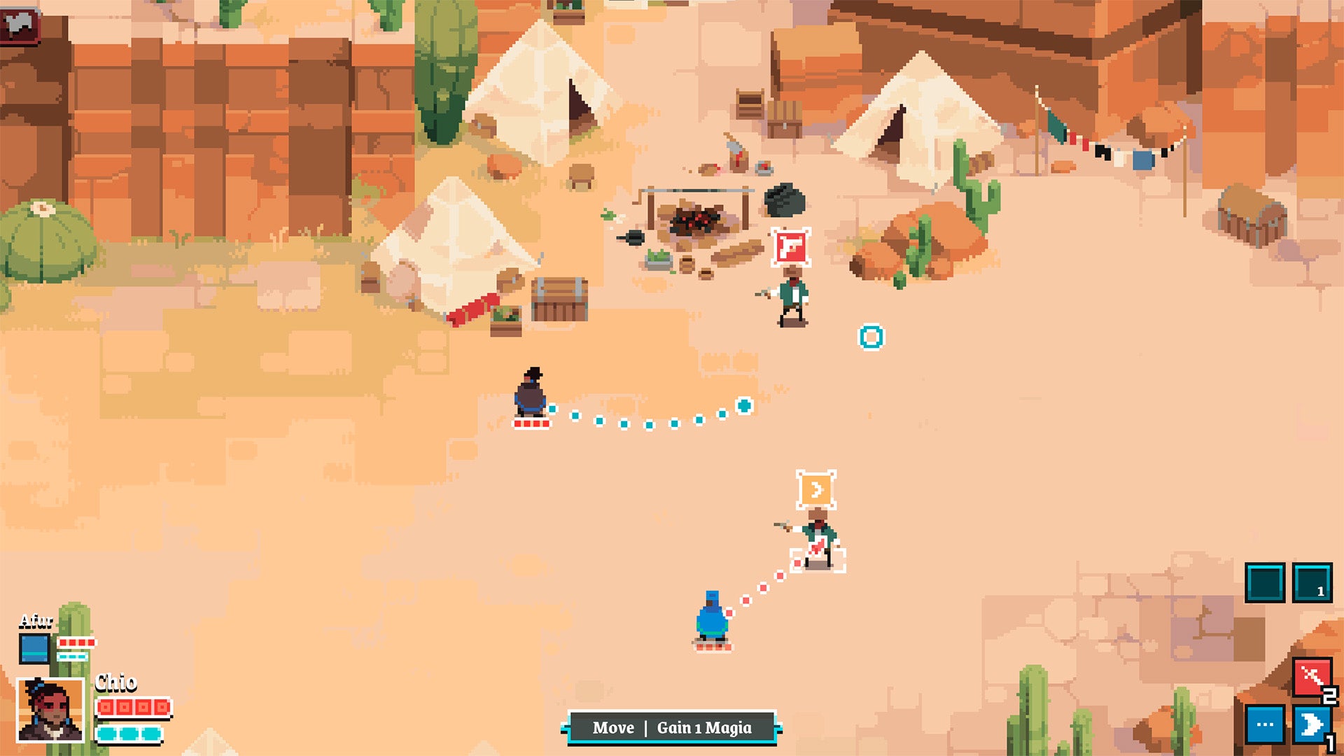 Beautiful, Pixel Art Tactics Game