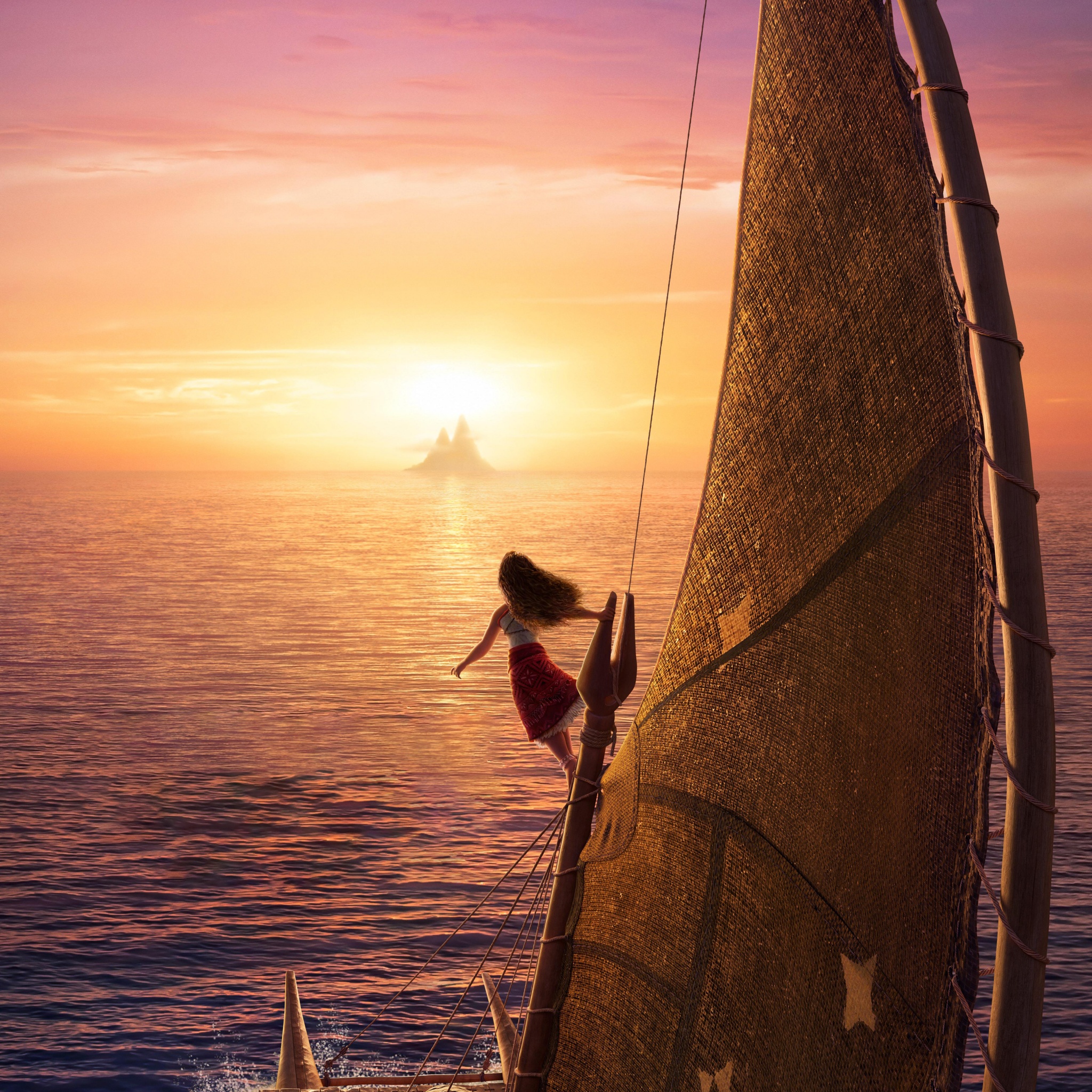 Moana 2 Wallpaper 4K, Movie poster