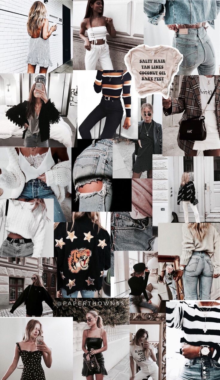 Fashion Collage Wallpaper