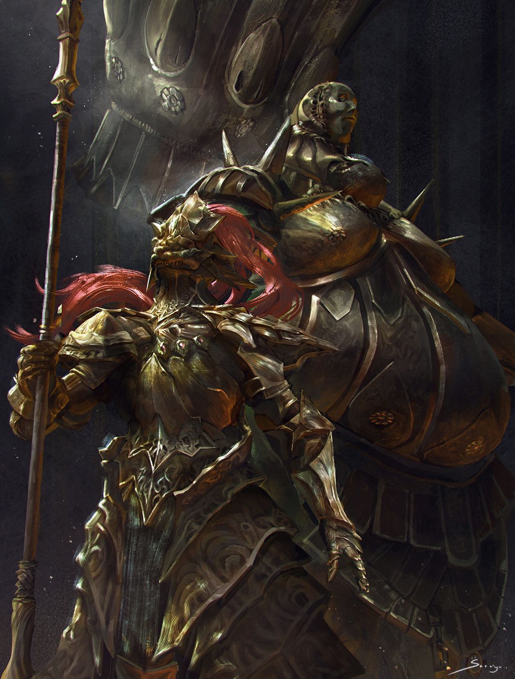 Dragon Slayer Ornstein and Executioner