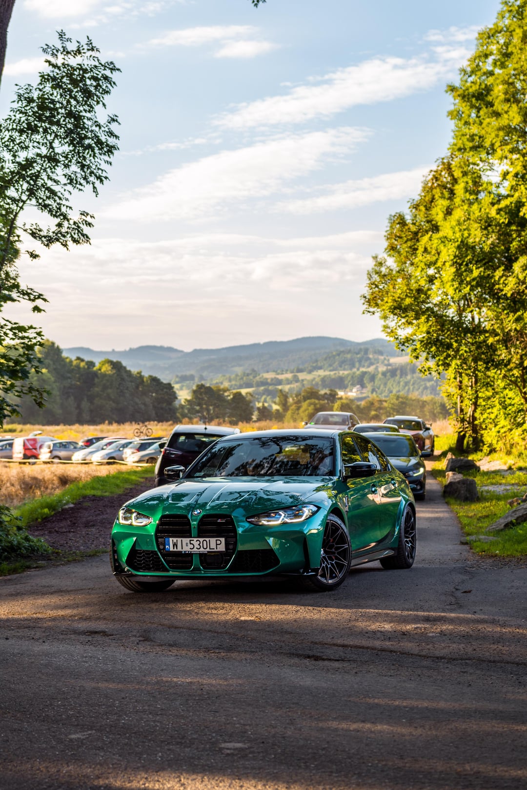 BMW M3 Competition with some nice background [3153x4730]