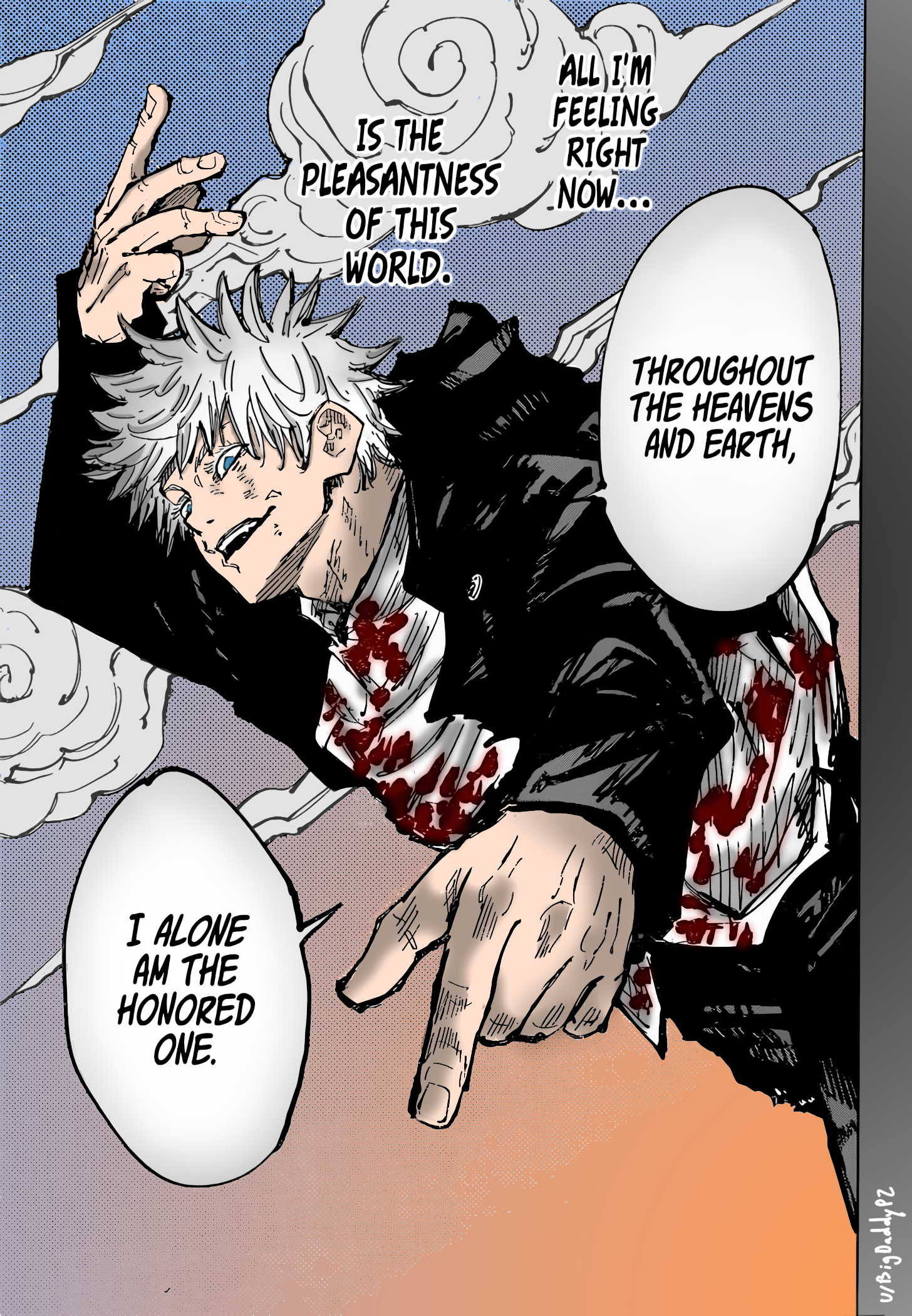 I colorized some of my favorite manga panels and made a some of them into wallpaper. Enjoy!