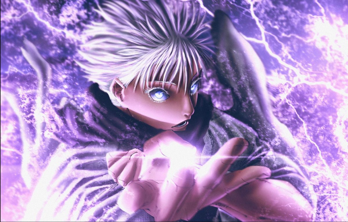 Gojo Colored Manga Panel