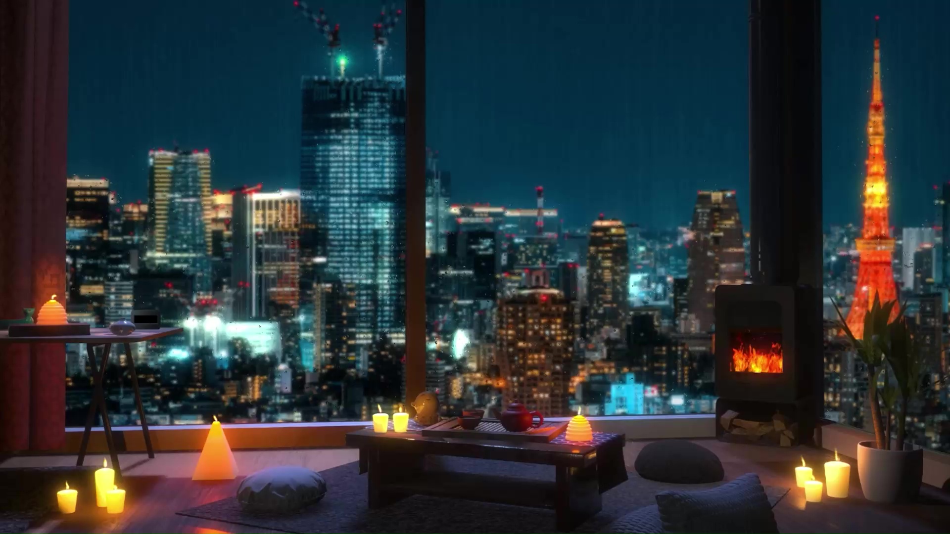 In Tokyo Apartment Live Wallpaper