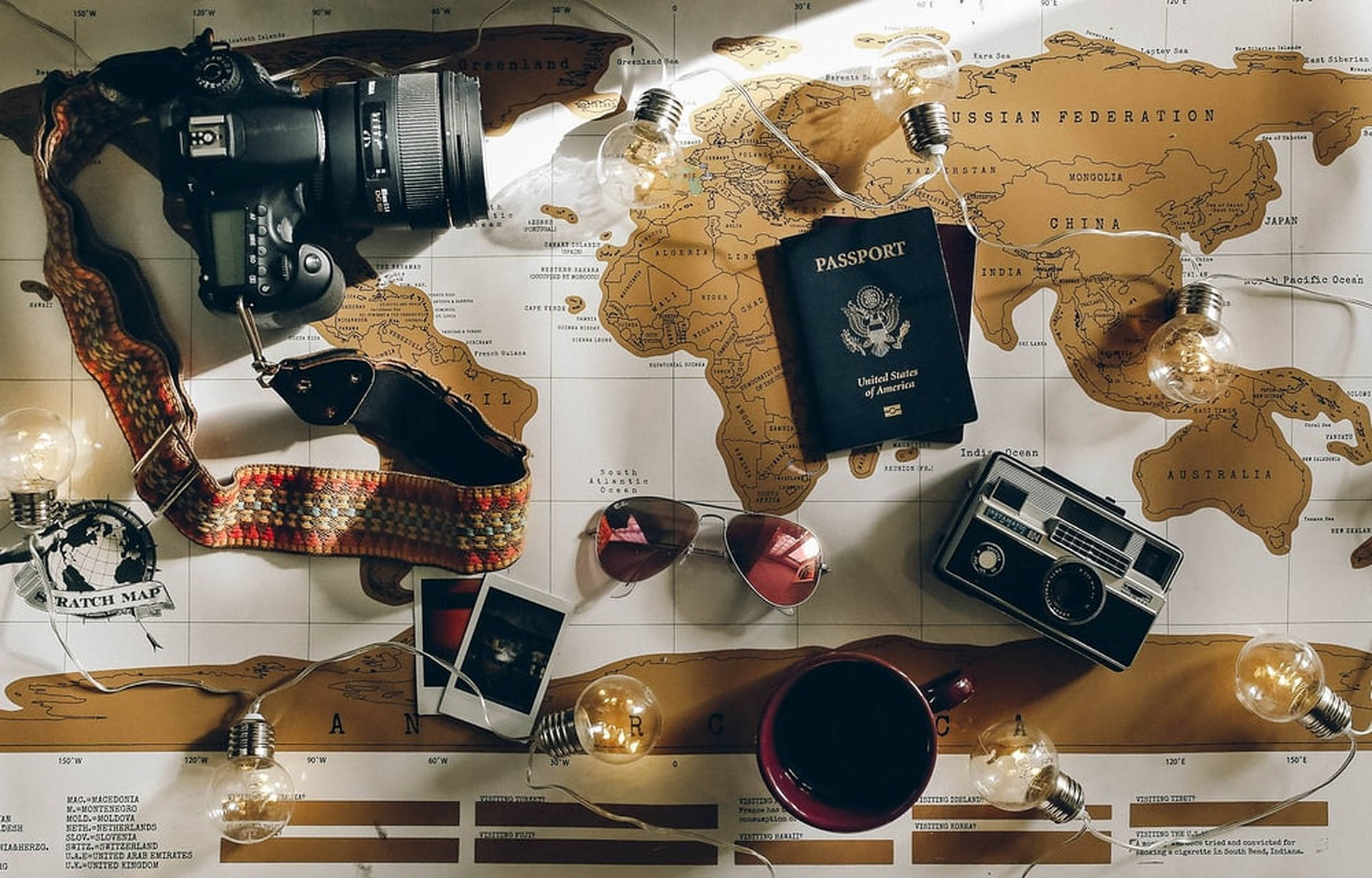 Download Travel Essentials Wallpaper