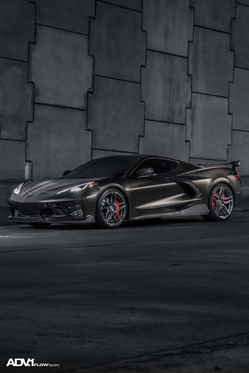 Matte Black Chevrolet Corvette C8