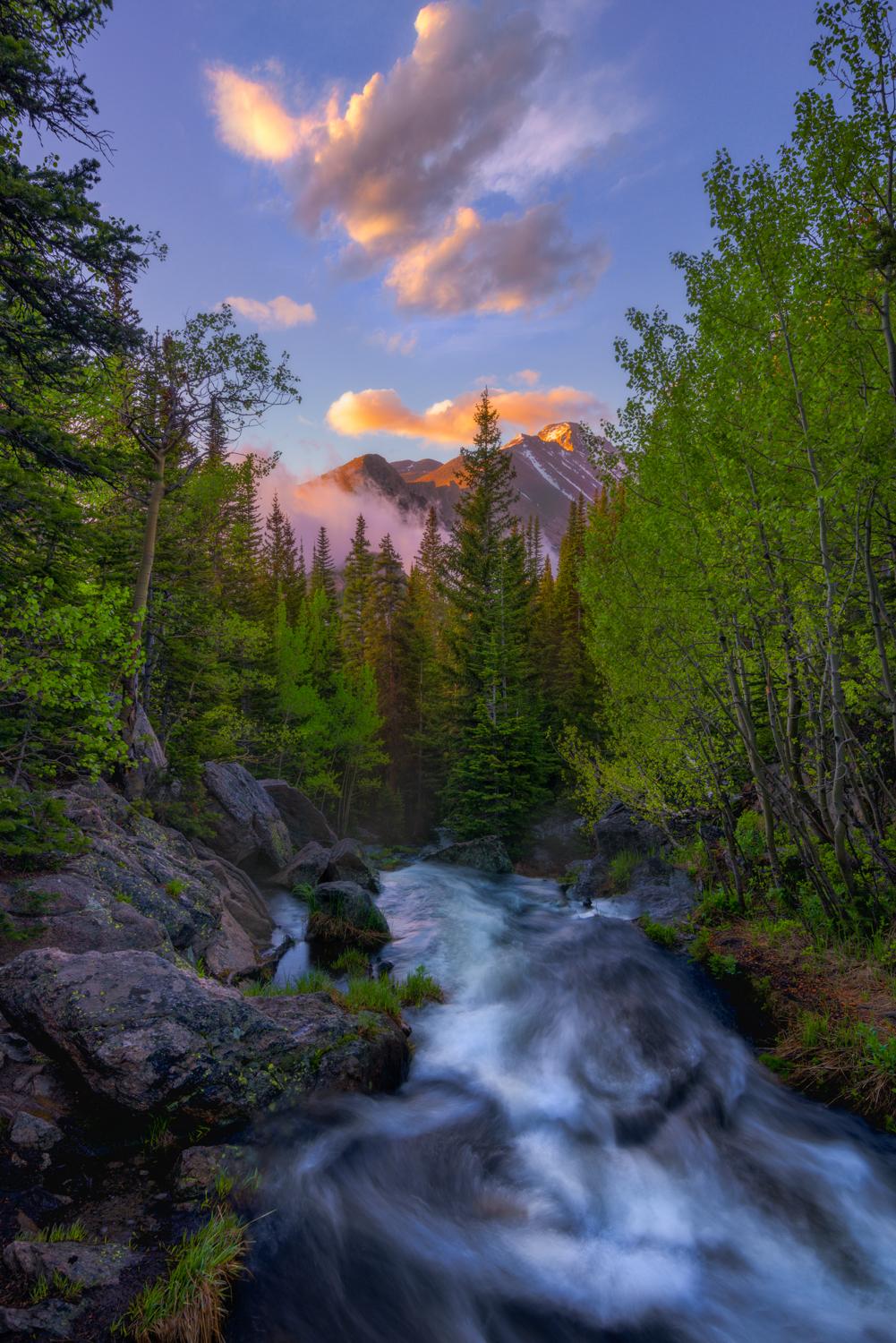 A beautiful summer morning in Rocky