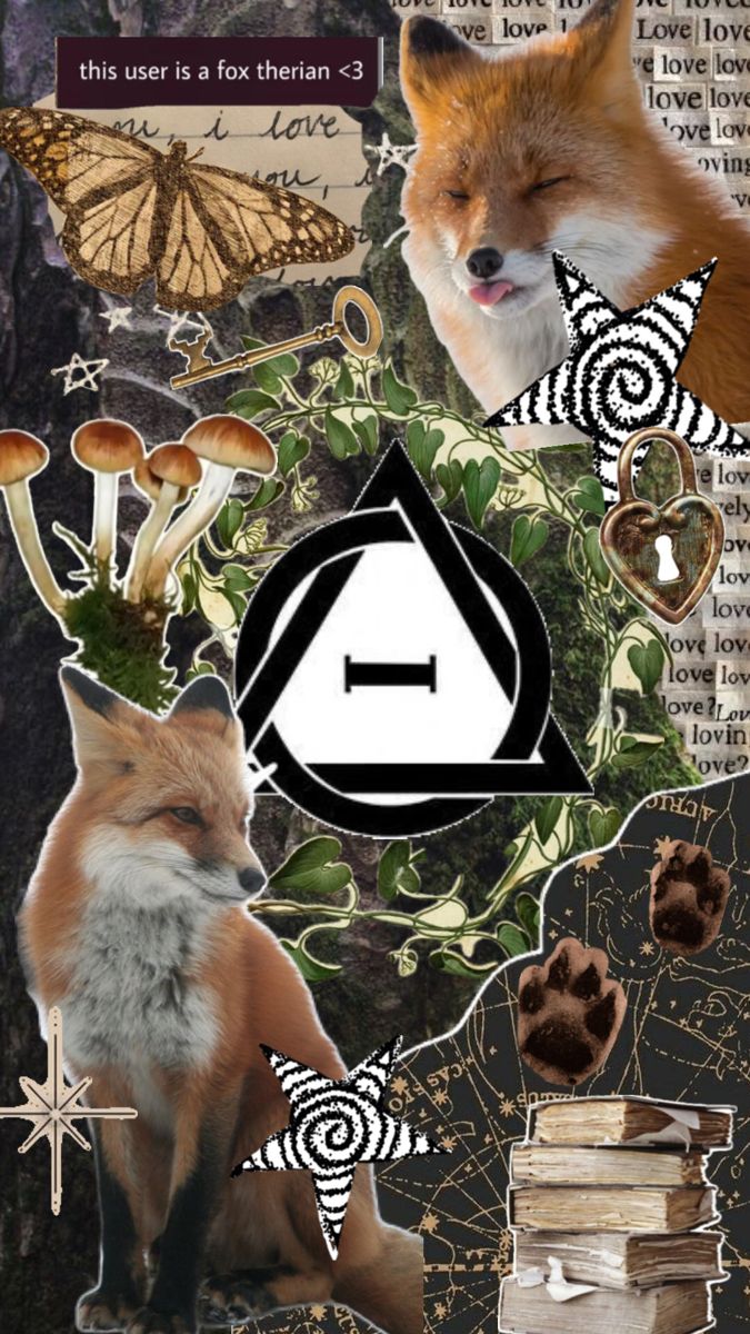 red fox therian wallpaper <3