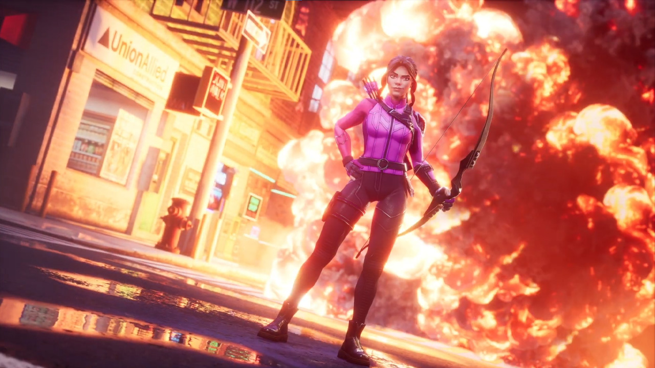 Kate Bishop and Viv Vision wallpaper