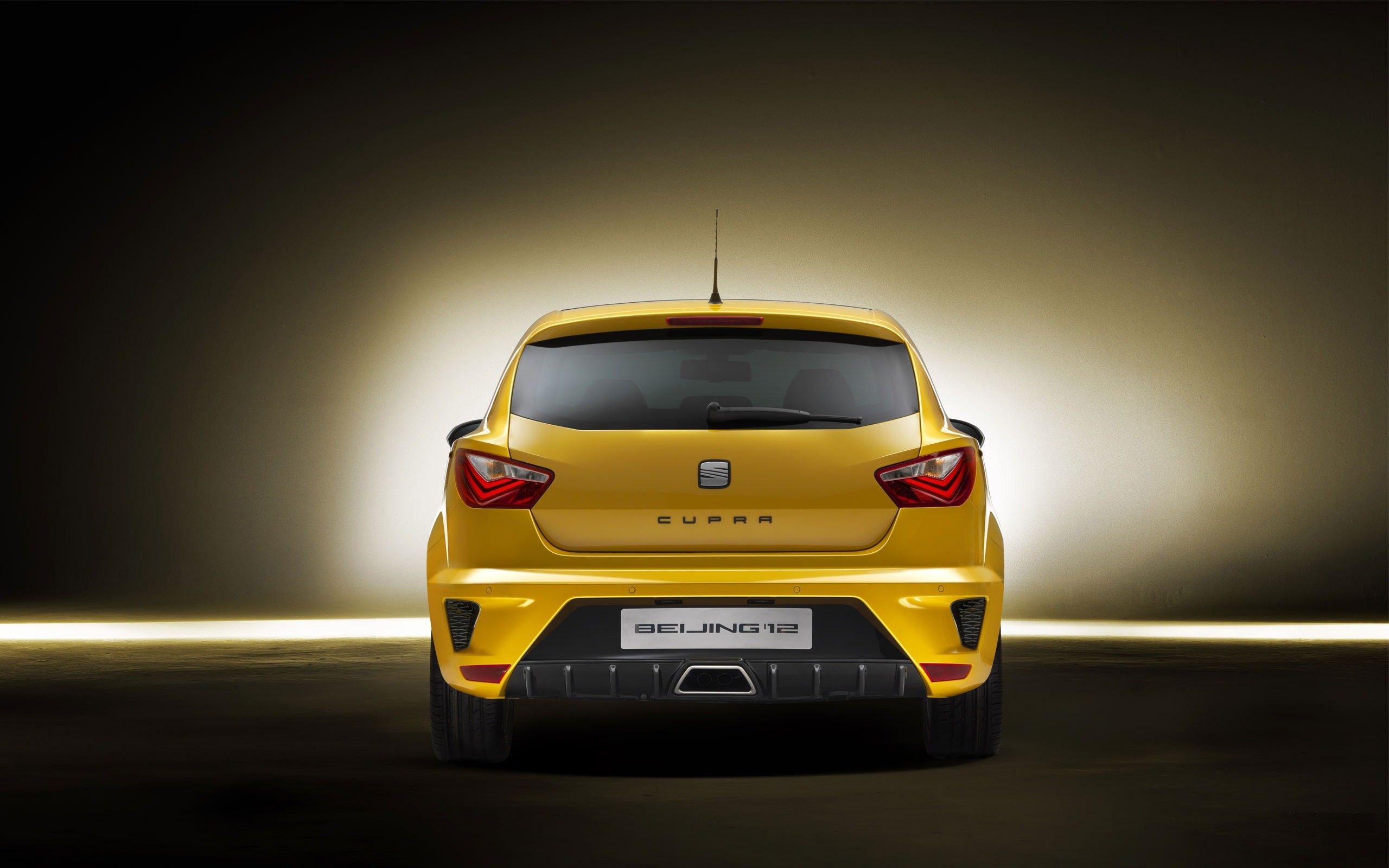 Seat Ibiza Cupra Yellow Rear