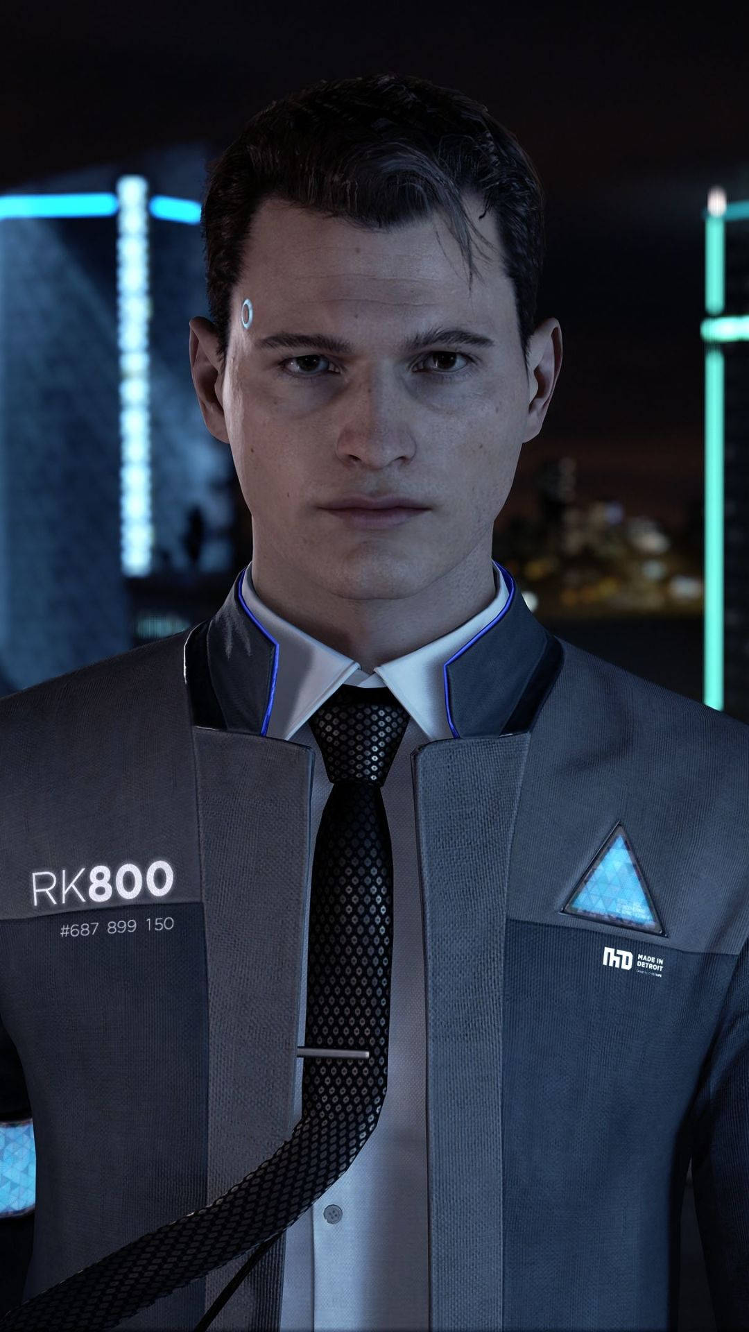 Become Human Connor Portrait Wallpaper