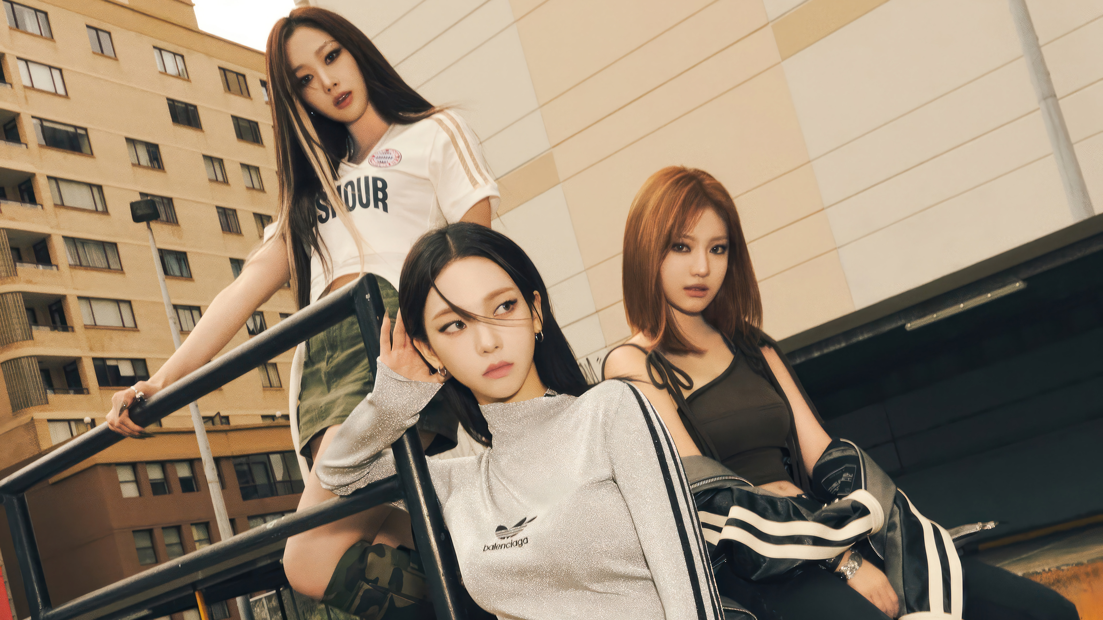 Aespa All Members My World Wallpaper 4K
