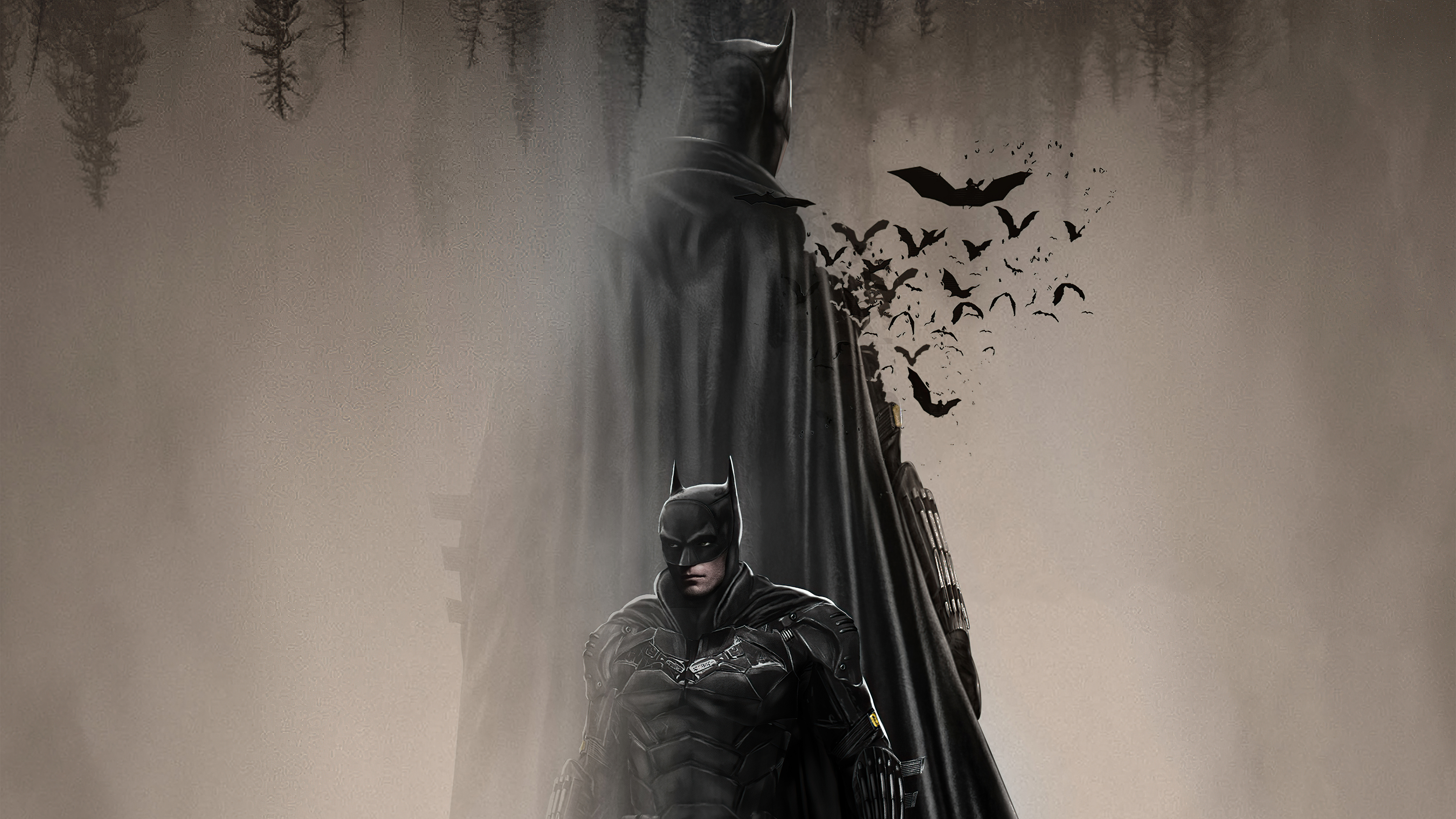 The Batman In Dust 4k Wallpaper, HD