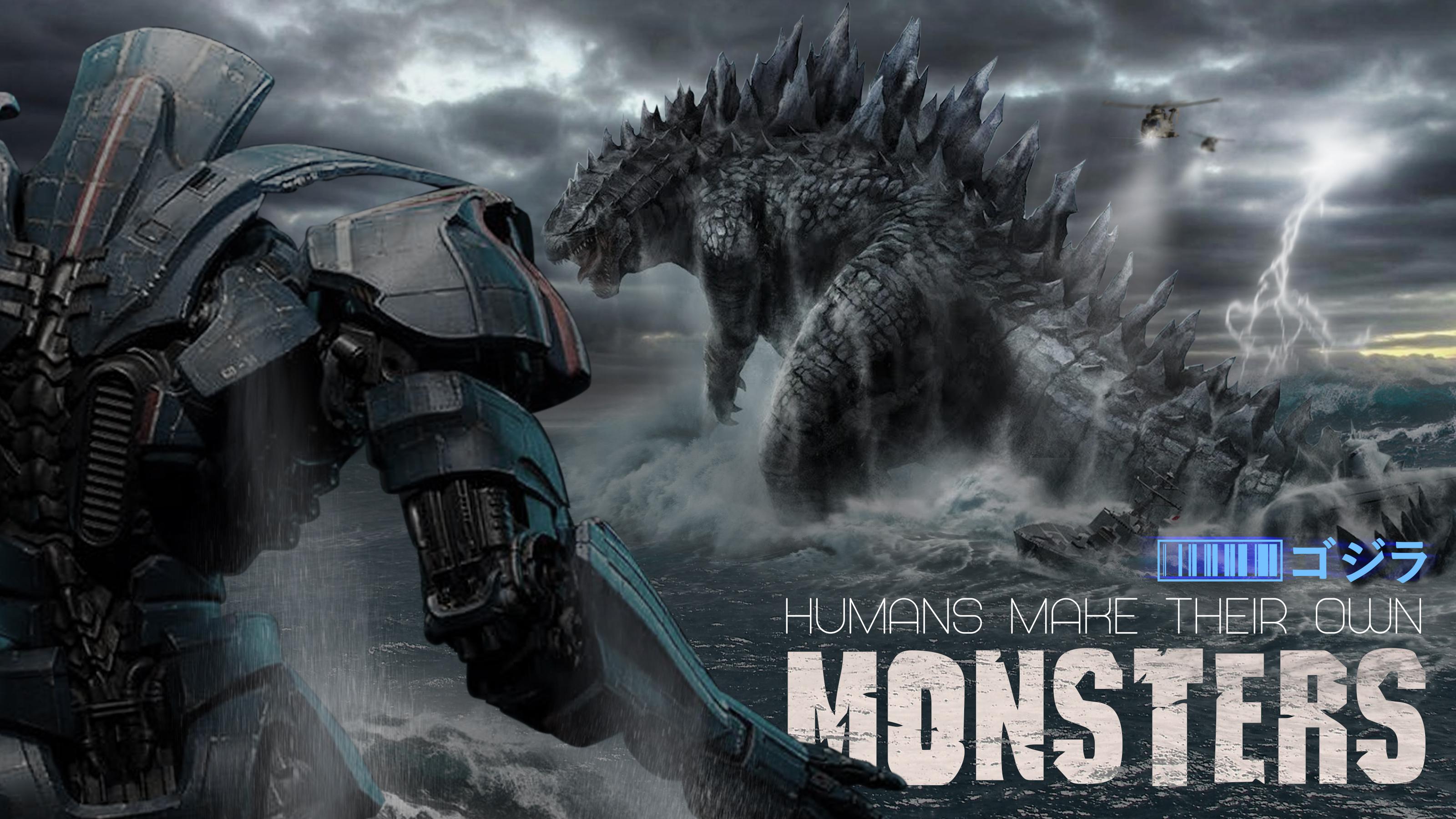 Godzilla X Pacific Rim wallpaper OC