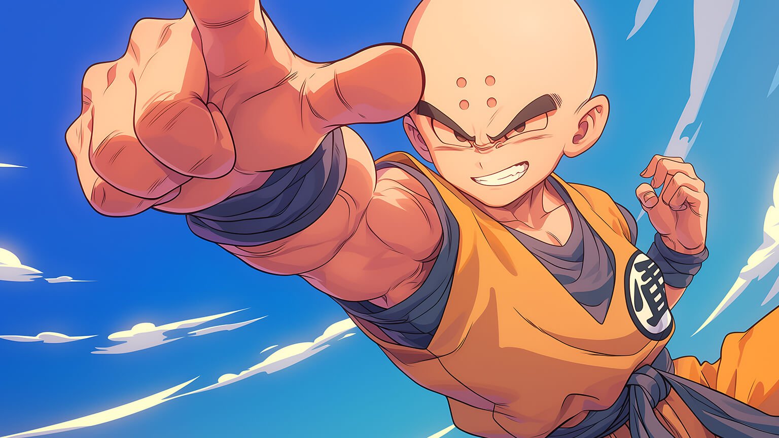 Dragon Ball Krillin Desktop Wallpaper