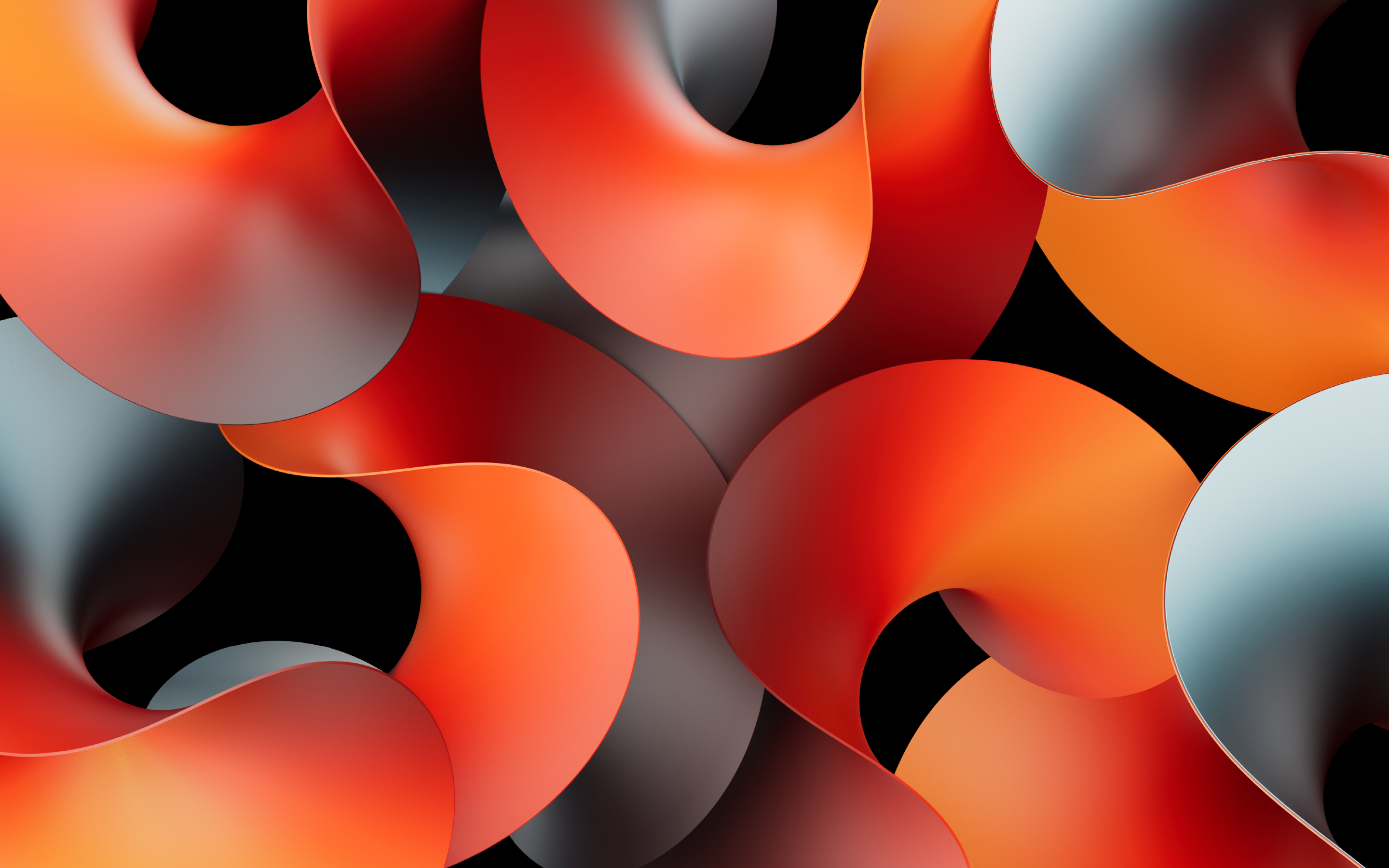 Orange abstract Wallpaper 4K, Abstract