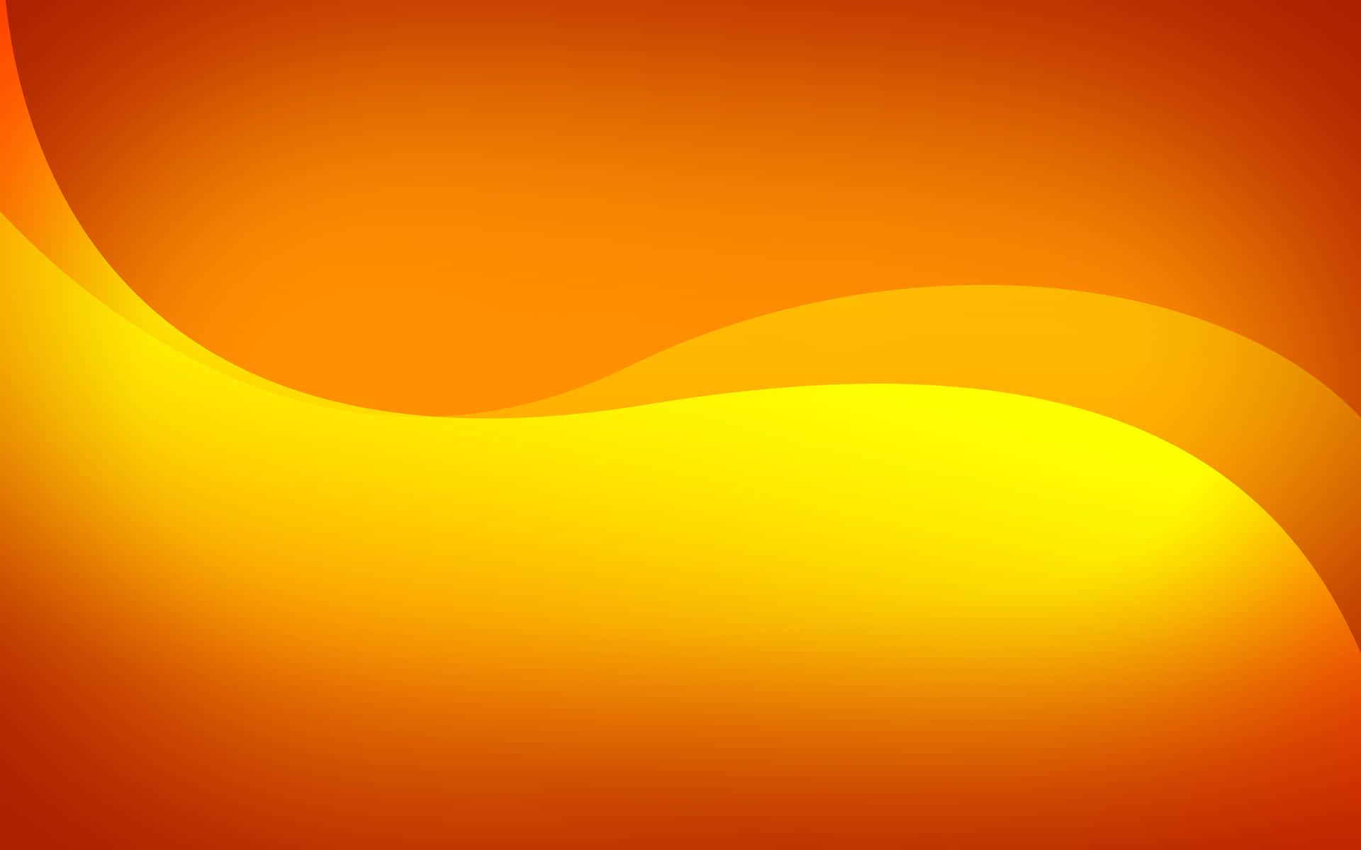 Futuristic Orange Abstract Wallpaper