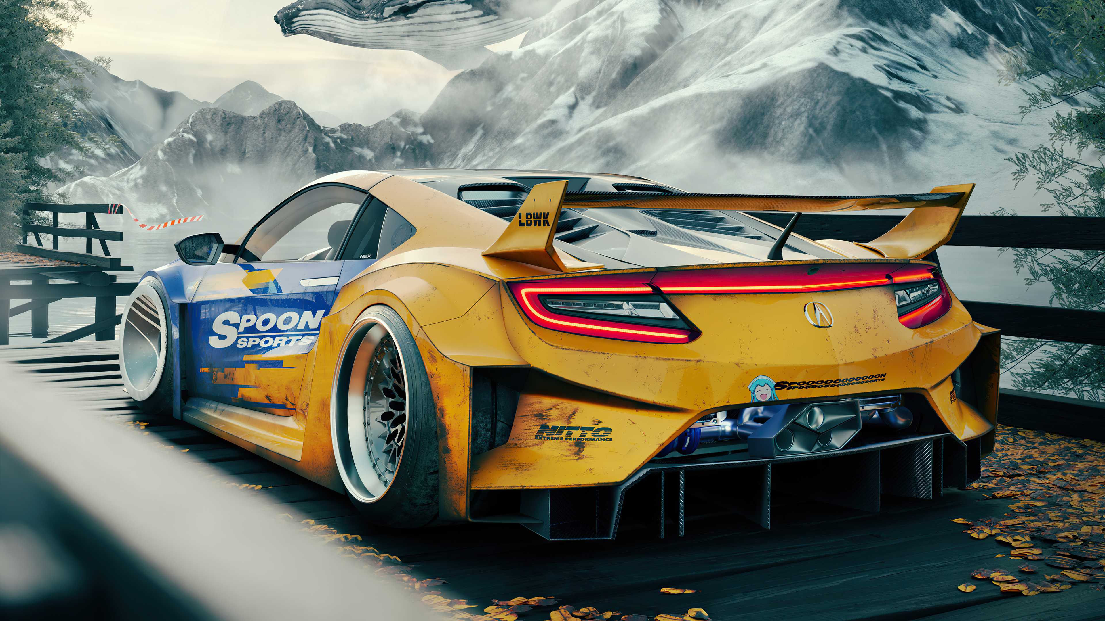 Acura NSX LB Works Wallpaper 4k HD