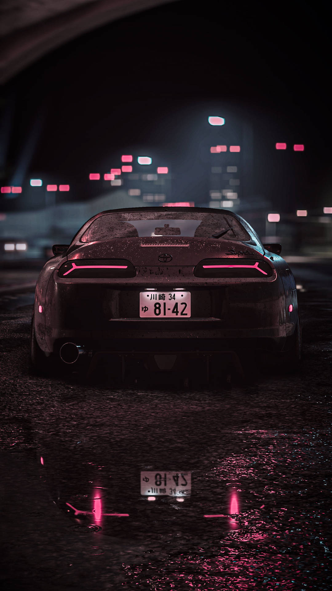 Need For Speed Car With Puddle iPhone
