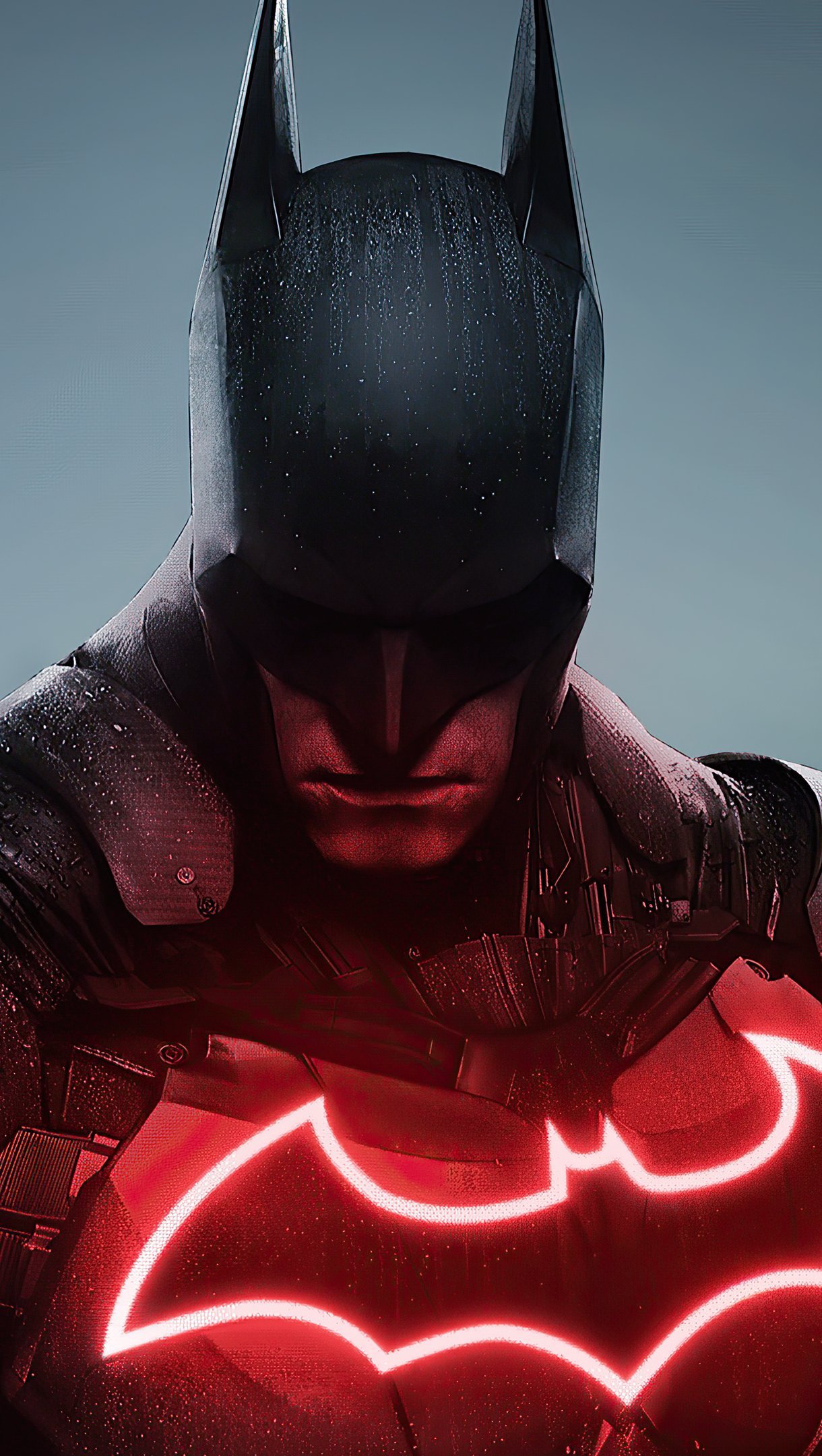 Batman red and black Wallpaper 4k for iPhone and Mobile Phone