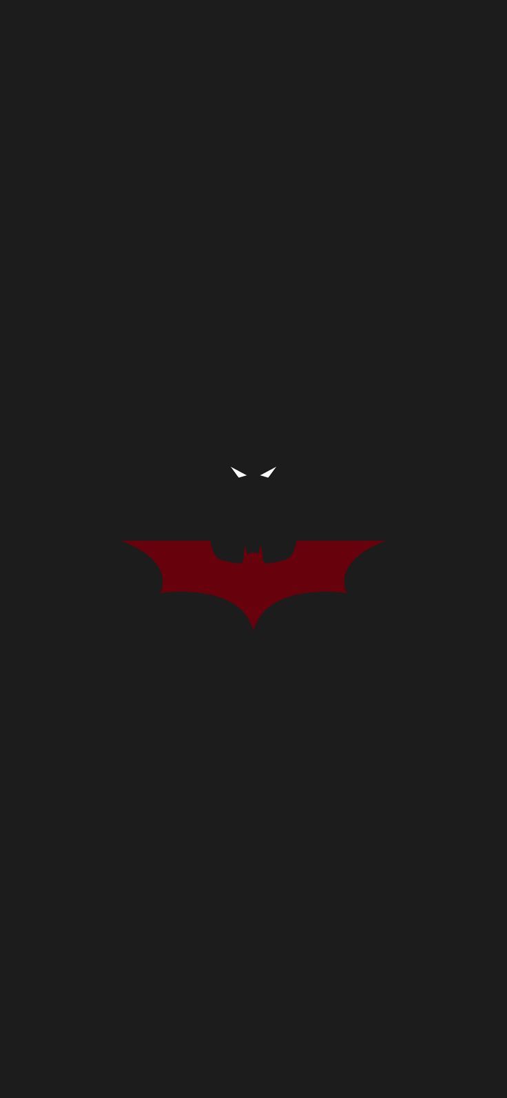 Red Batman Logo iPhone Wallpaper