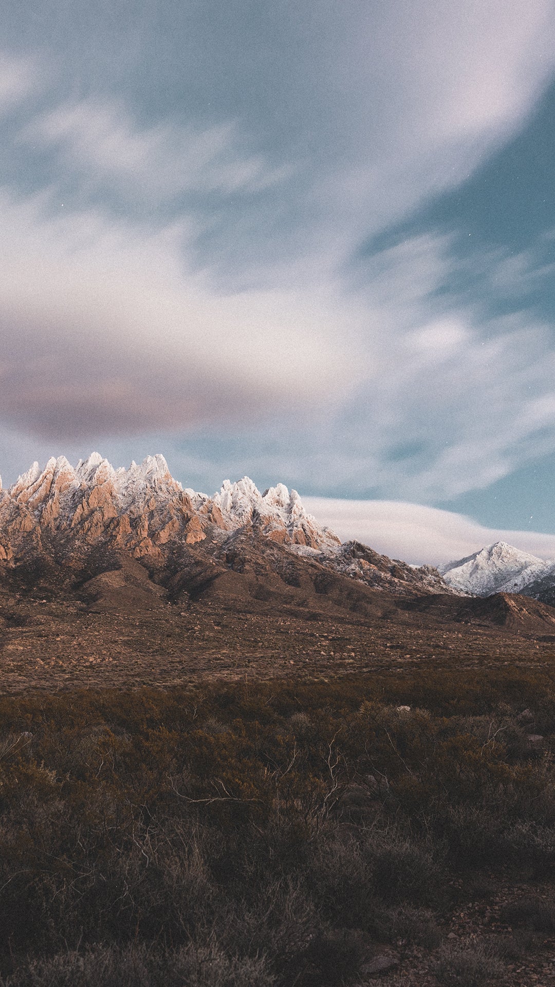 Snowy Peaks of the Organ Mountains