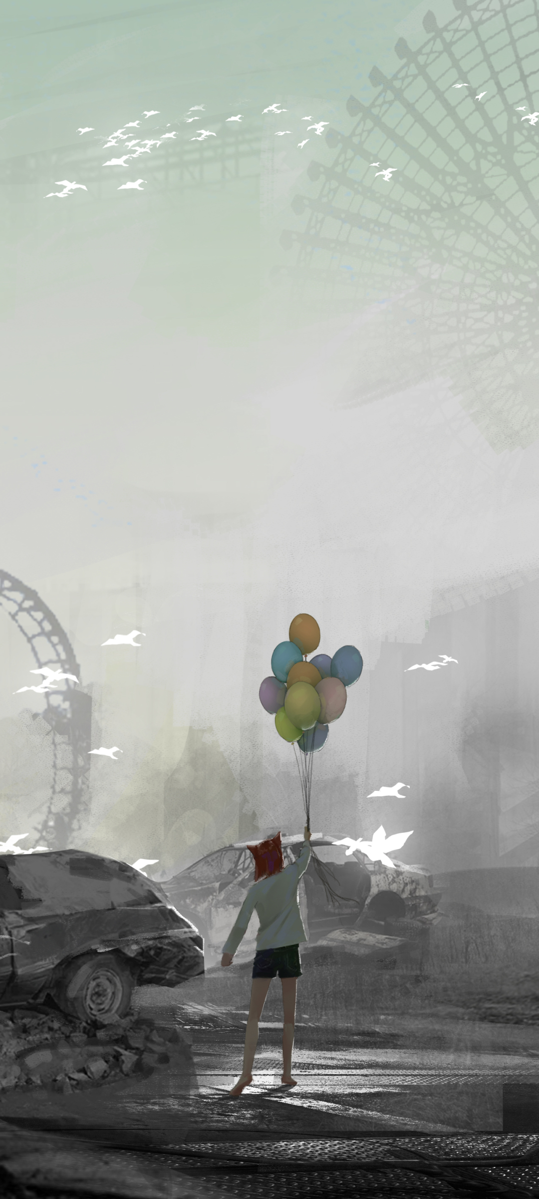 Post Apocalyptic Phone Wallpaper