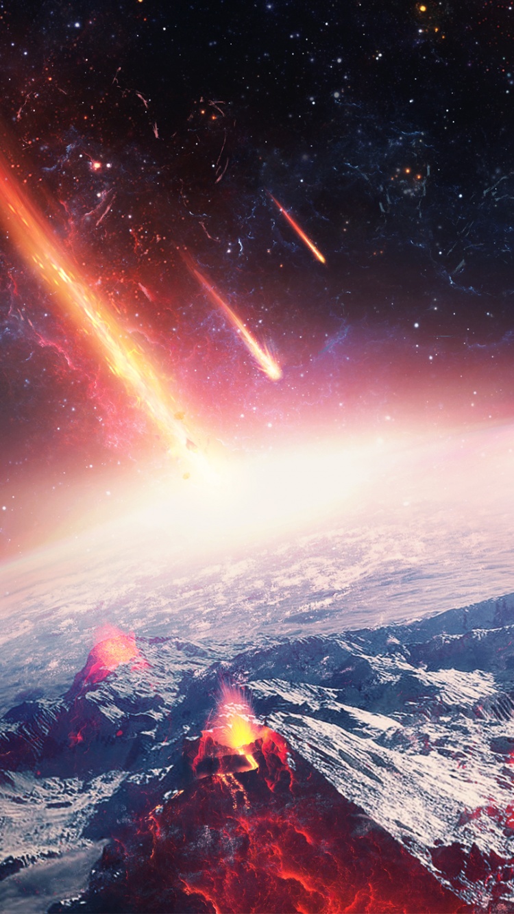 Meteorite fall Wallpaper 4K, Apocalypse