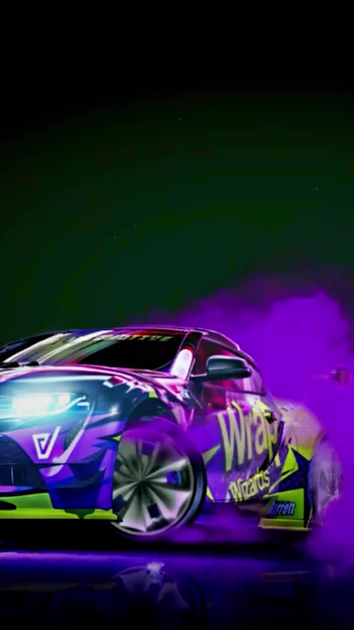iPhone and Android Purple Toyota Supra