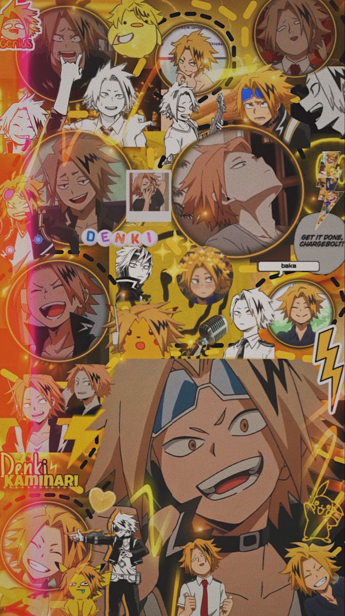 Denki Kaminari aesthetic wallpaper