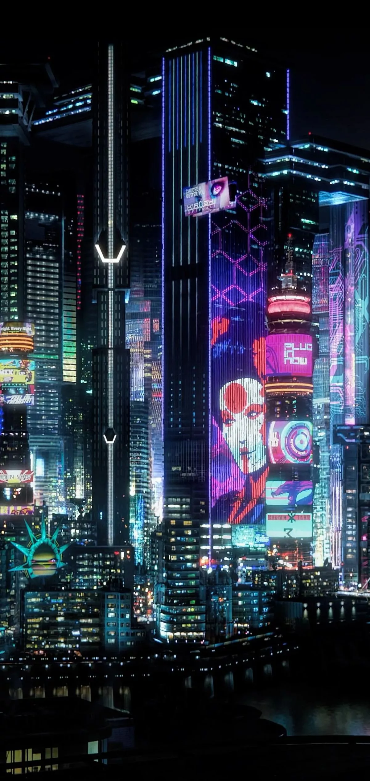 Cyberpunk City China Japan