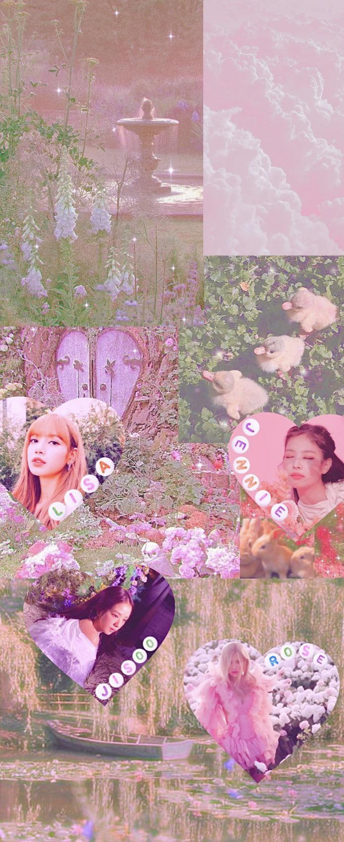 new blackpink fairycore phone wallpaper