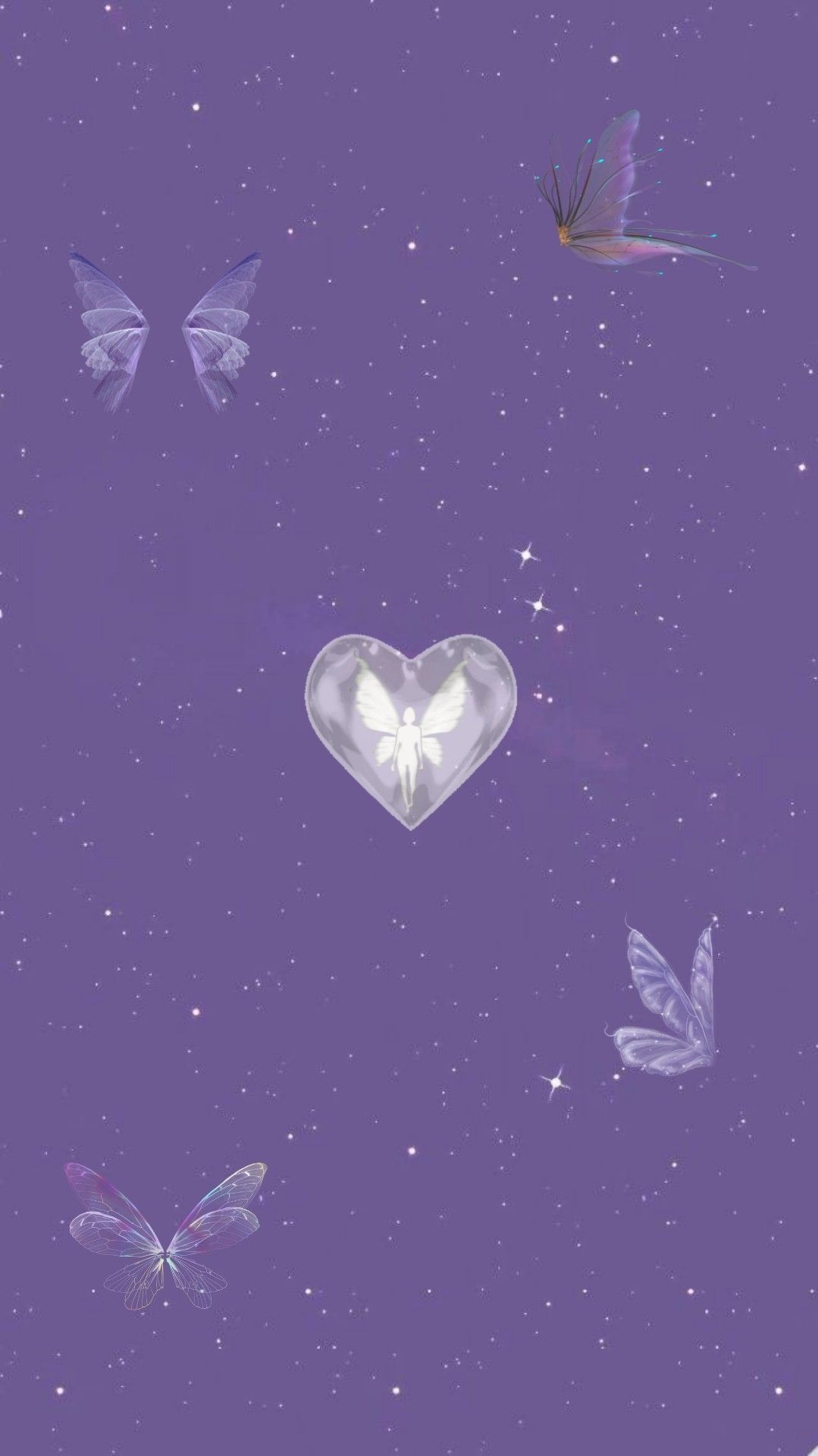 Purple fairycore wallpaper aestetic