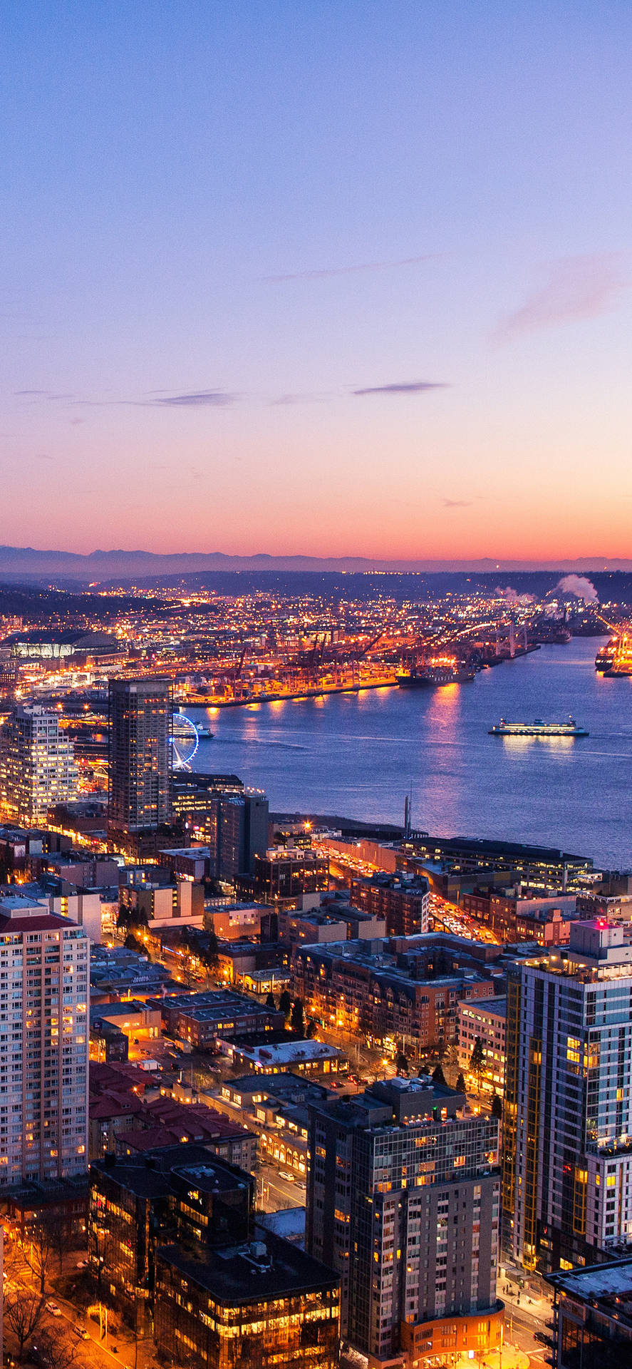 Seattle iPhone Skyline Wallpaper