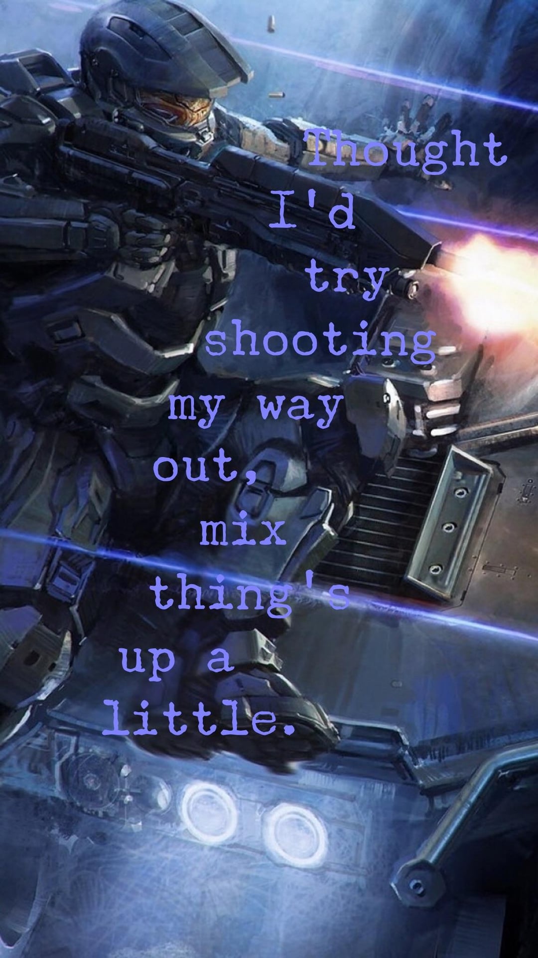 Halo master chief iphone wallpaper text