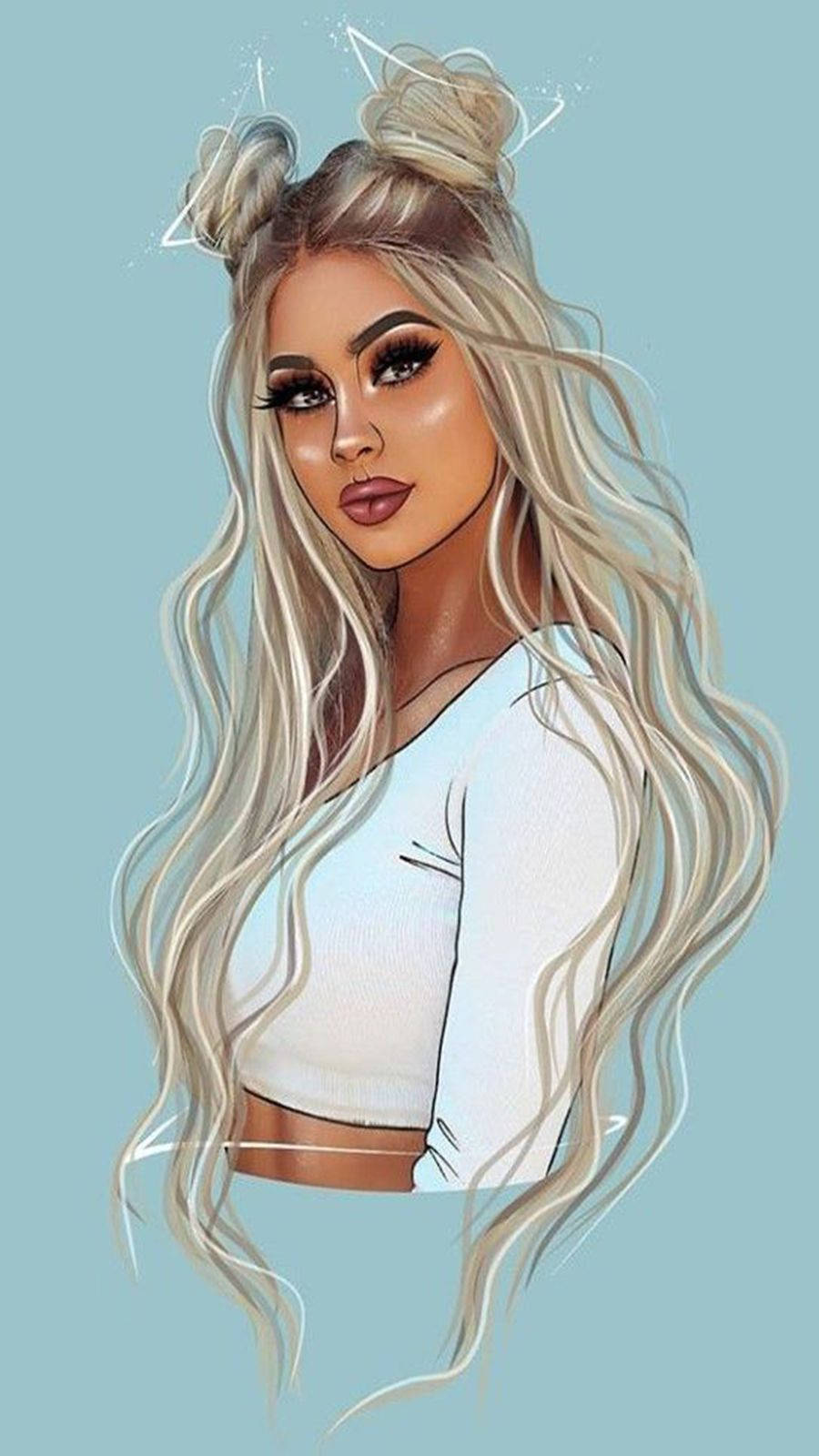 Download free Latina Cool Girl Cartoon
