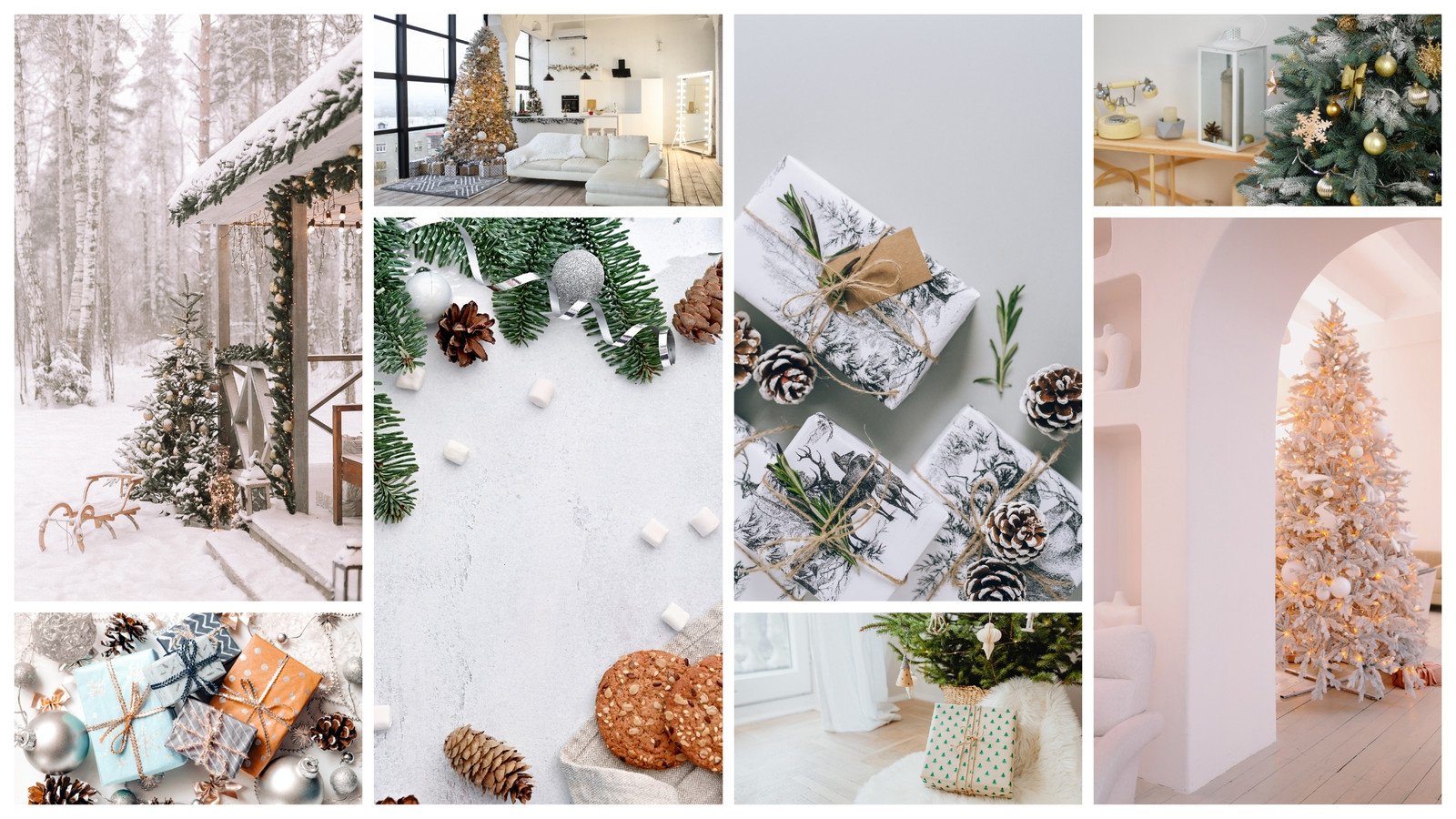 Free editable Christmas desktop