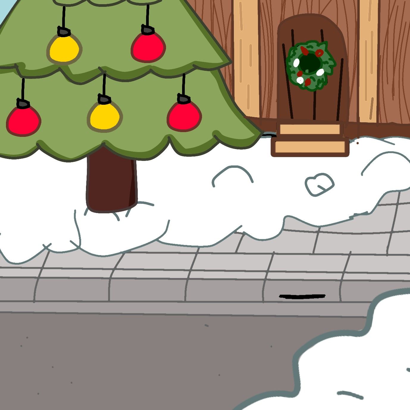 christmas background toca boca