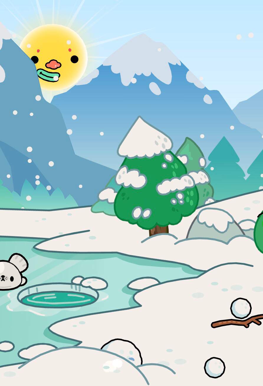 background. Toca Life: Amino Amino