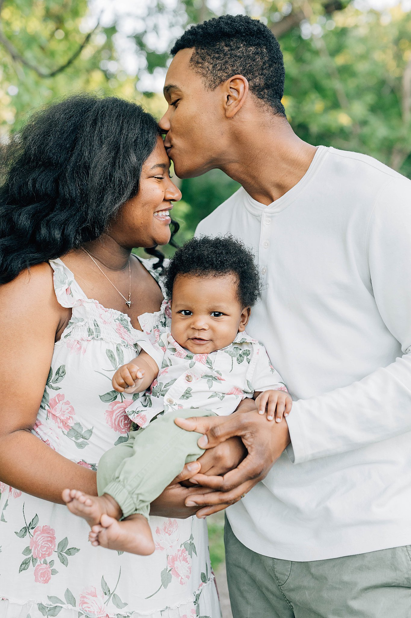 Family Picture with six month old baby