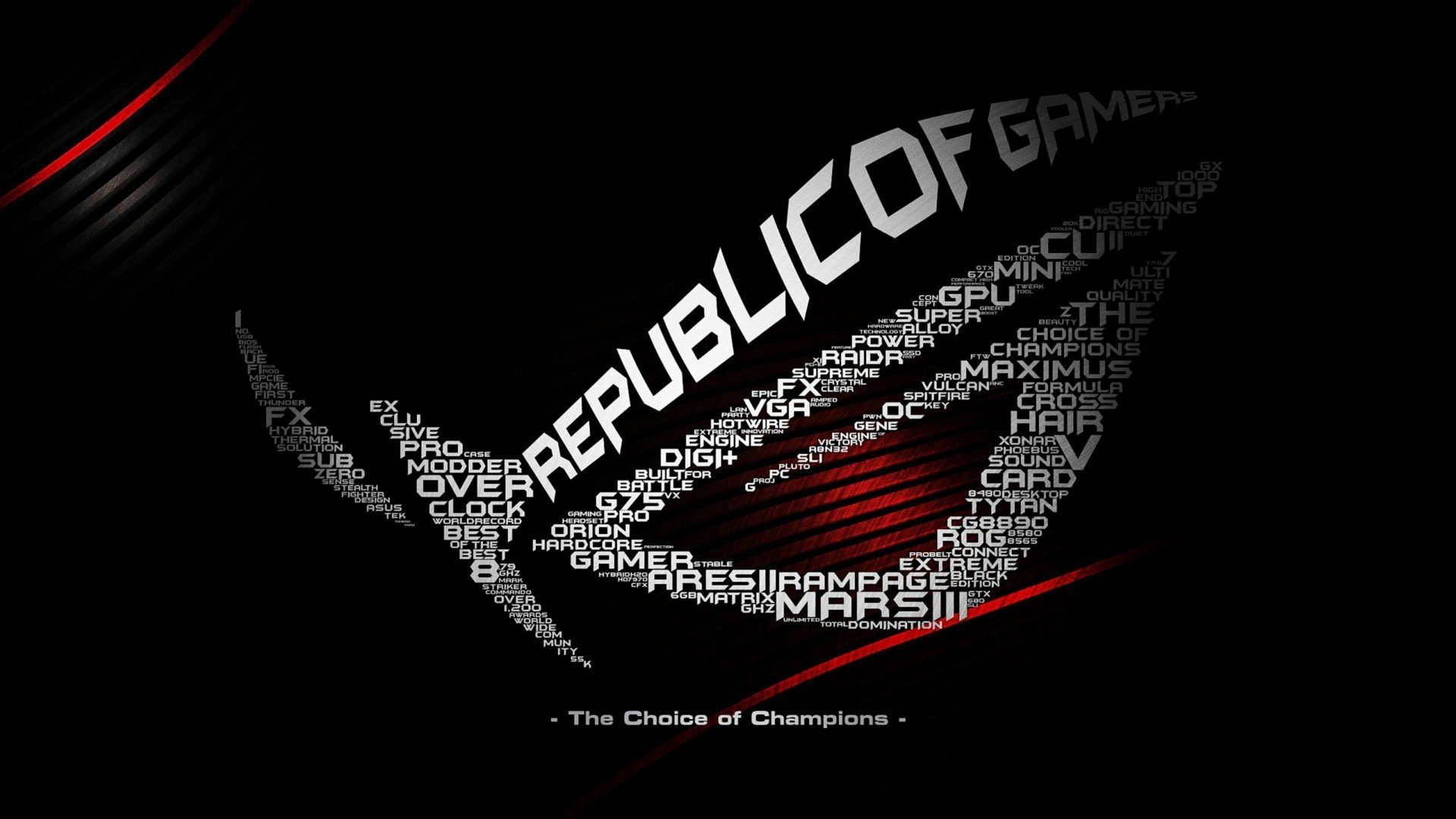 Gamers Technology Asus ROG HD Wallpaper