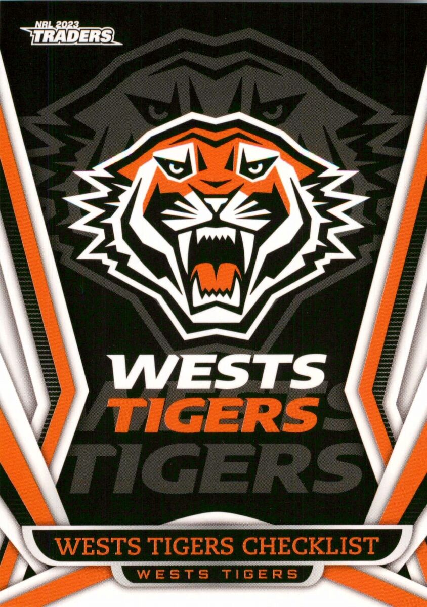 2023 WESTS TIGERS NRL Card CLUB LOGO