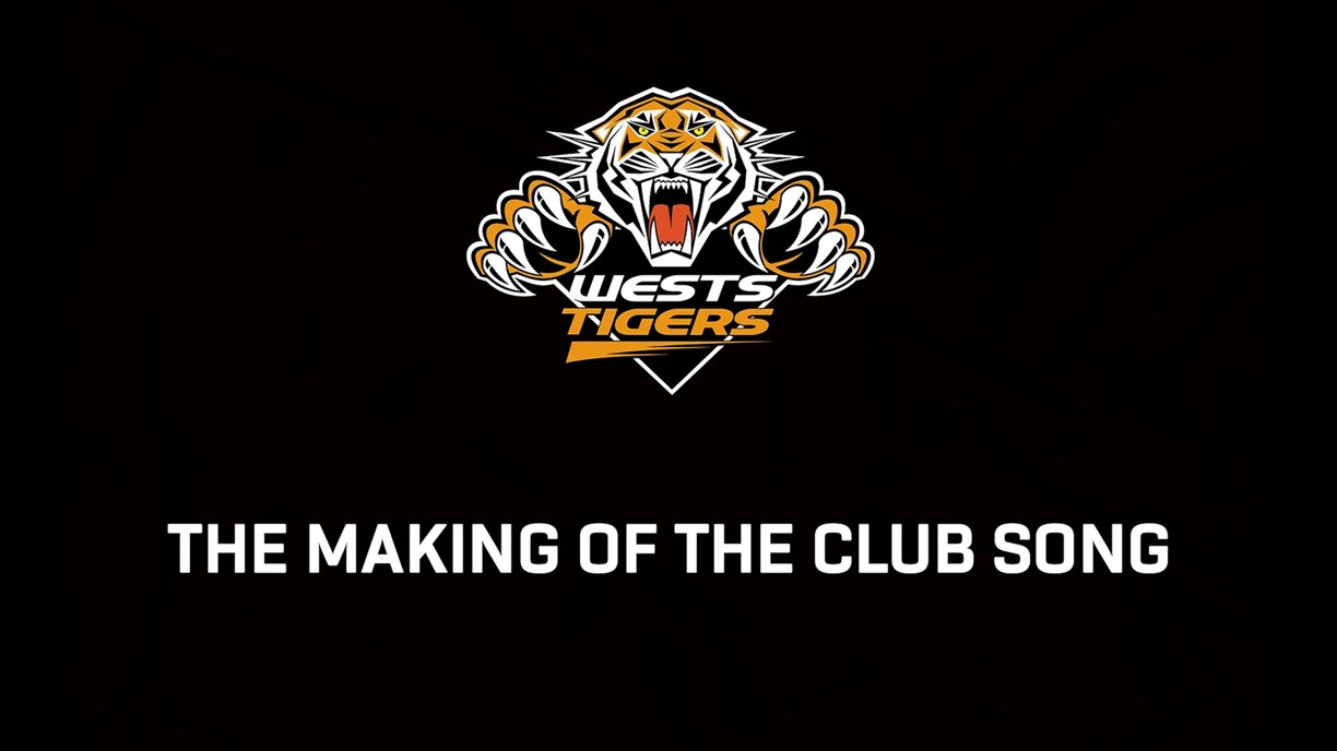 Wests Tigers launch club song. Wests