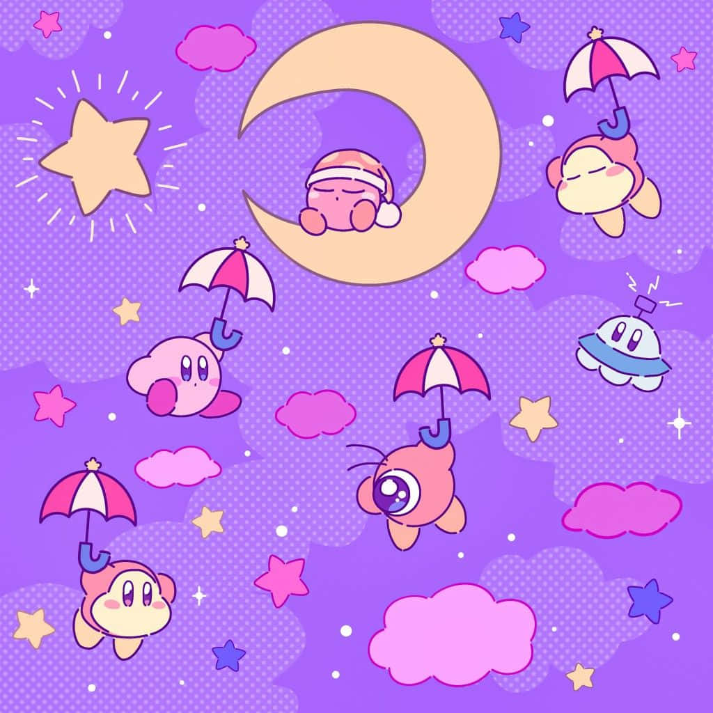 Download Dreamy Kirby Night Sky