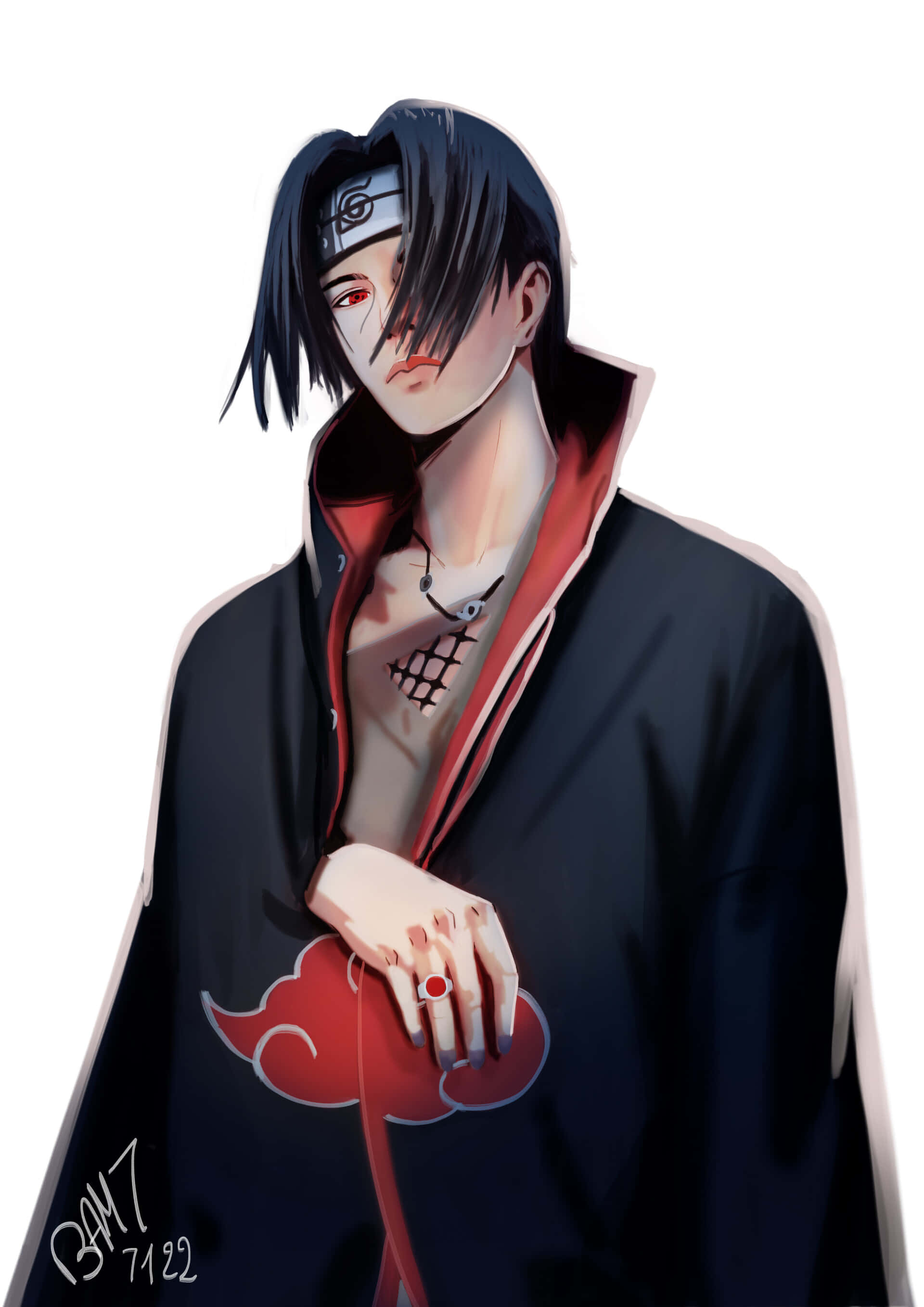 Download Itachi Uchiha, drawing his