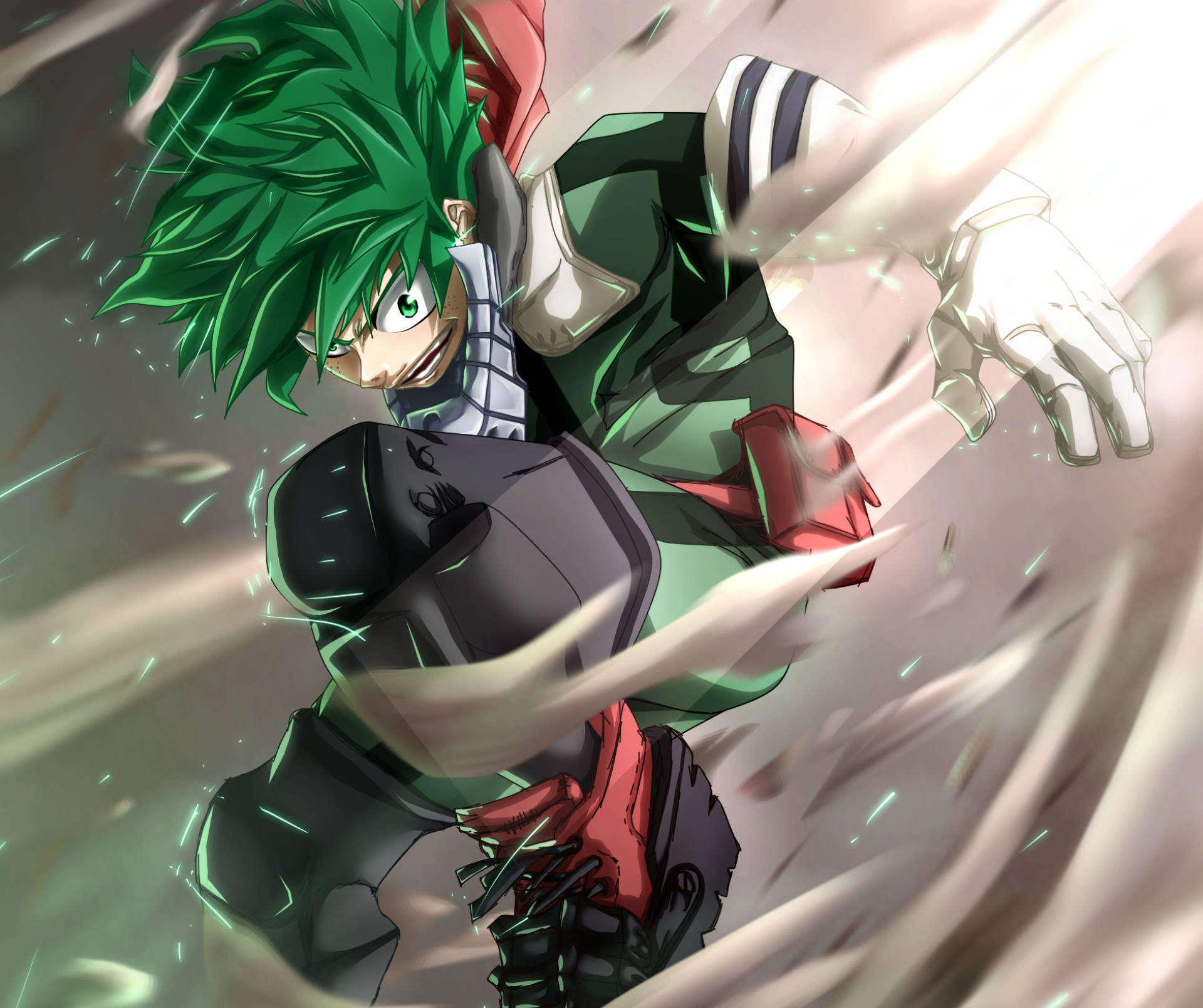 Download free Deku Jumping In The Air