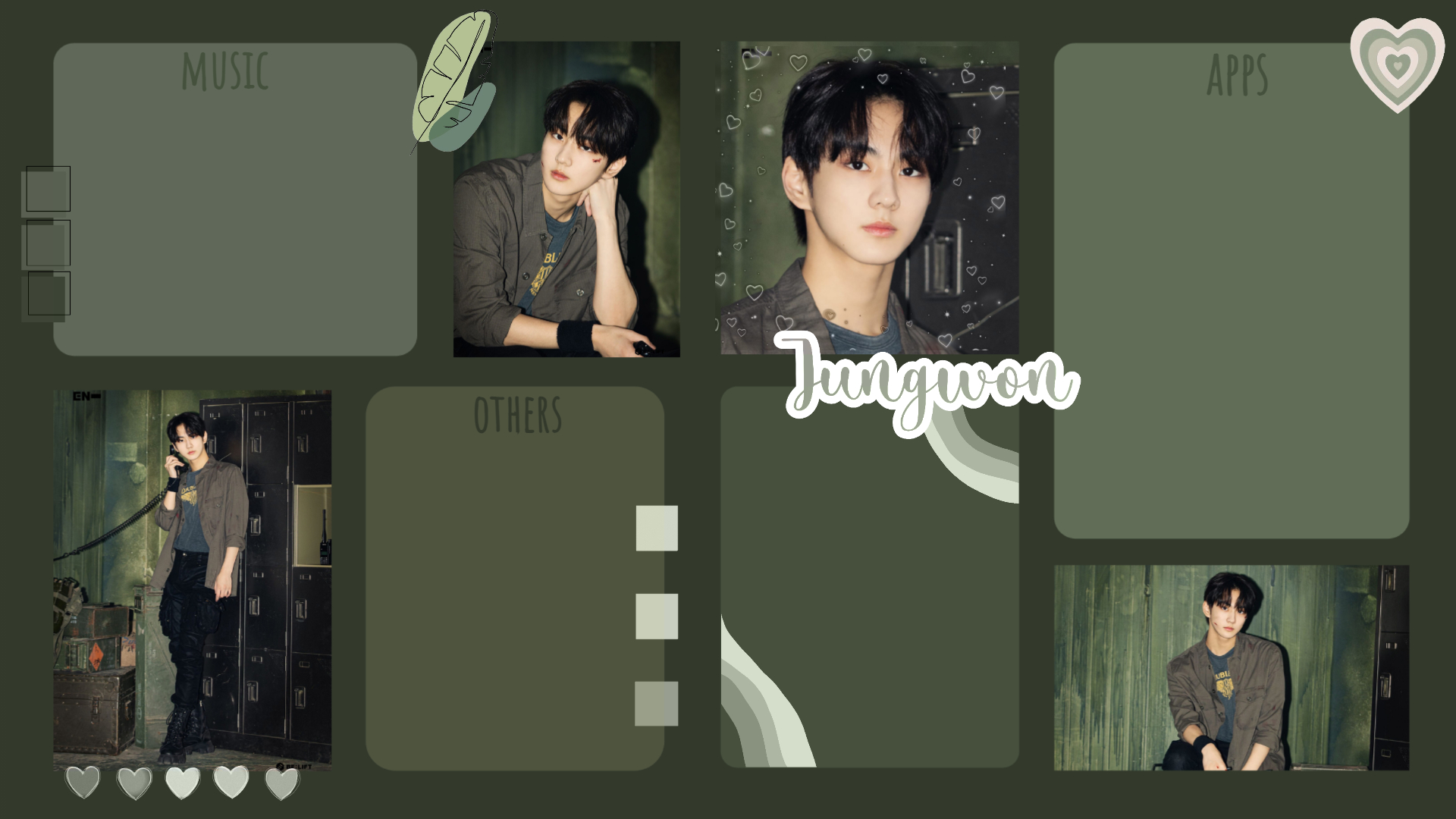 ENHYPEN_JUNGWON desktop organizer