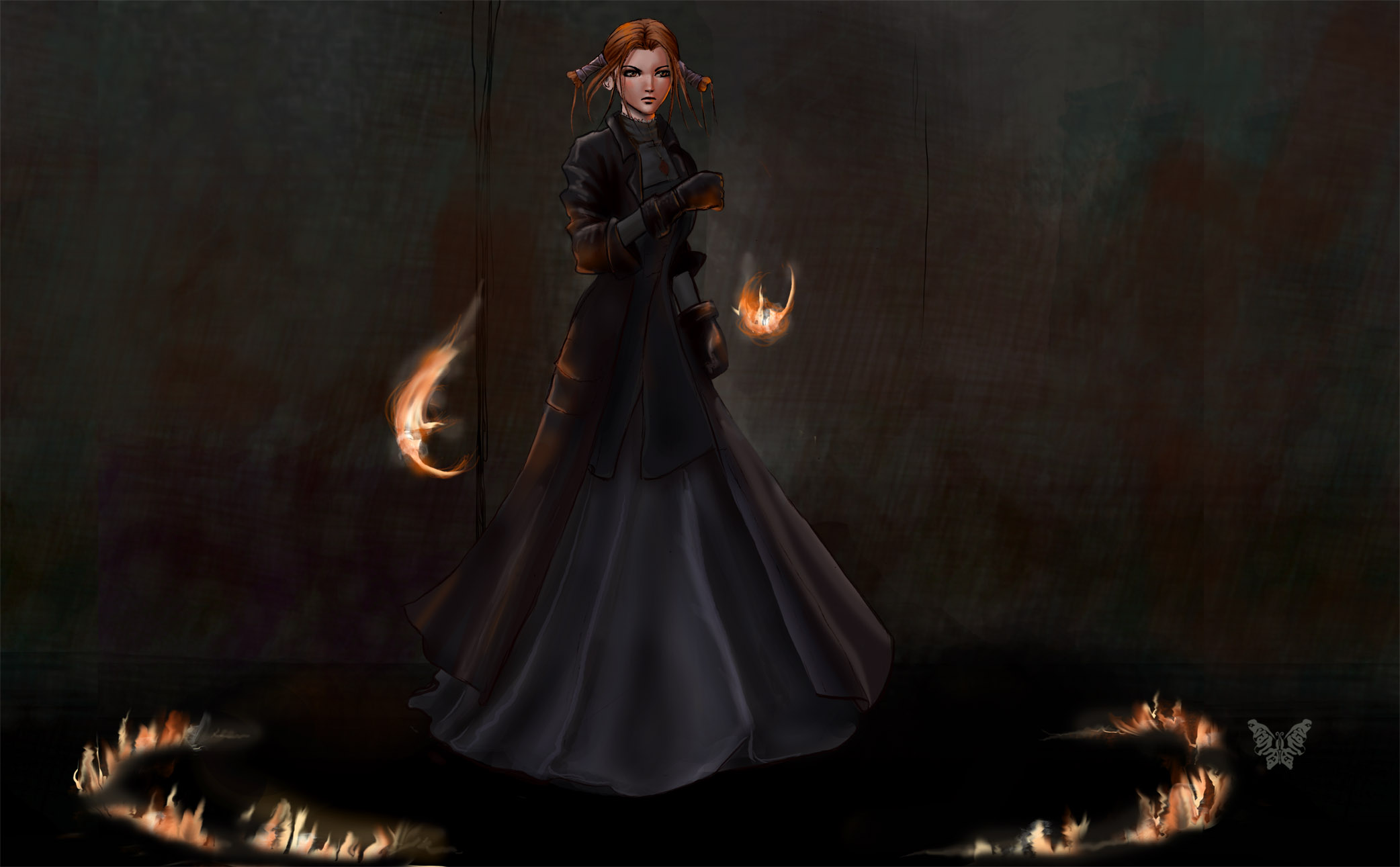 Anime Witch Hunter Robin HD Wallpaper