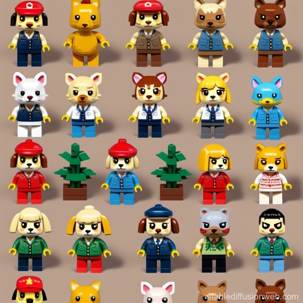 Animal Crossing LEGO Mini Figures