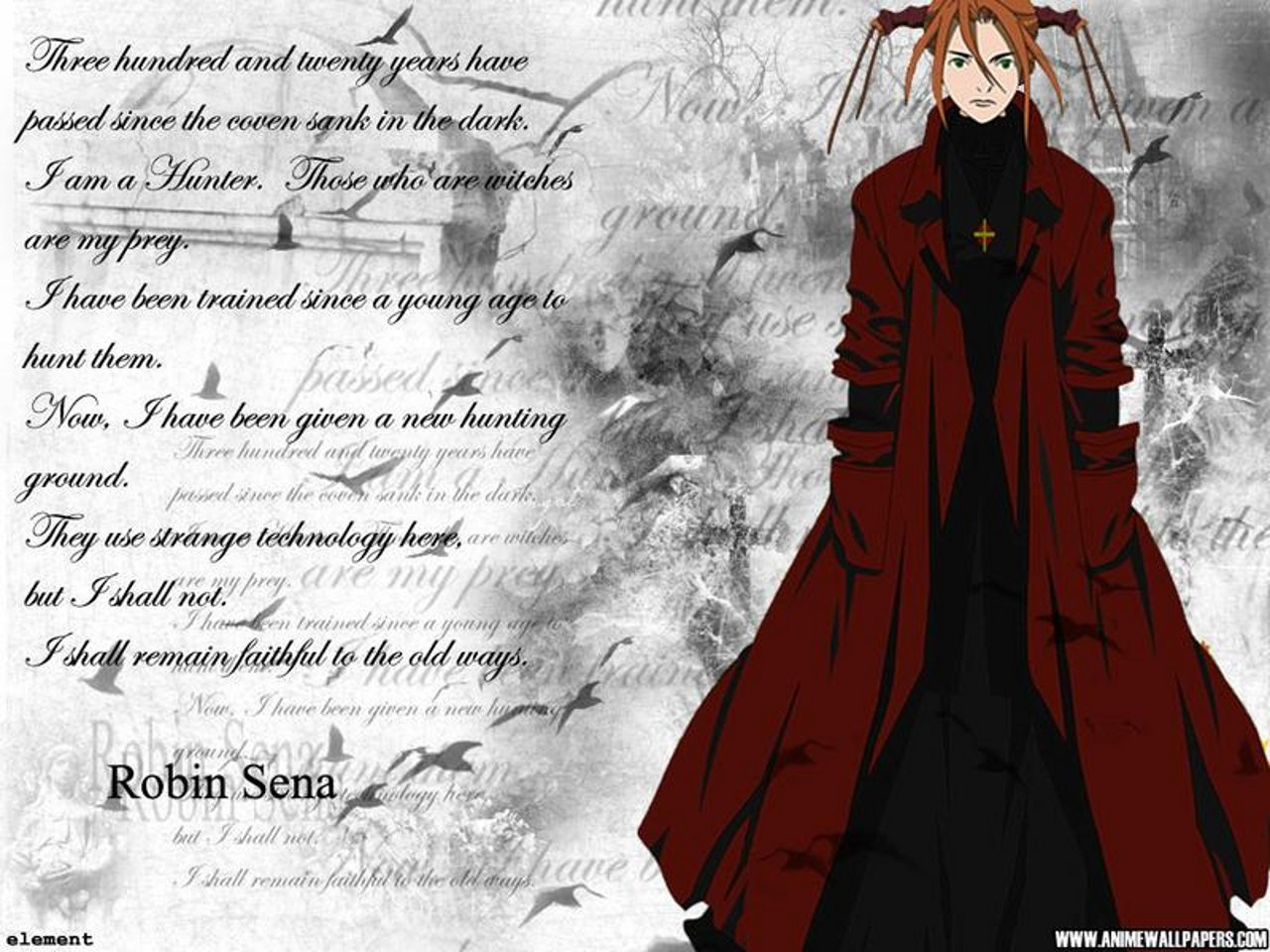 HD desktop wallpaper: Anime, Witch